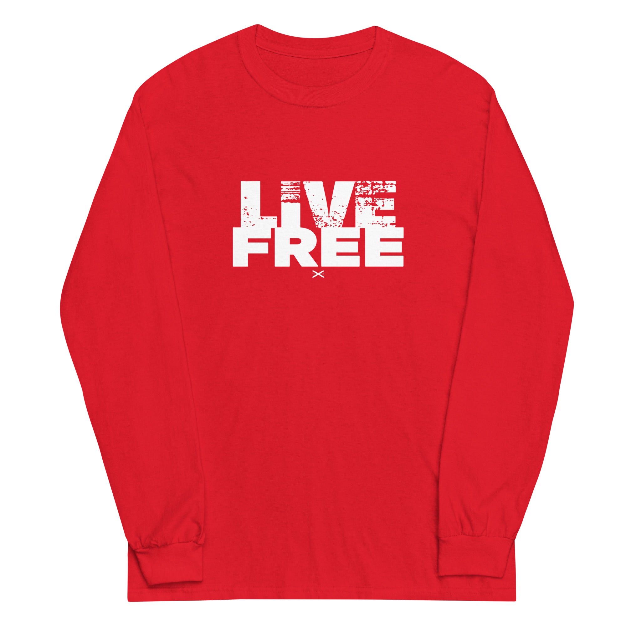 Live Free Red Long Shirt