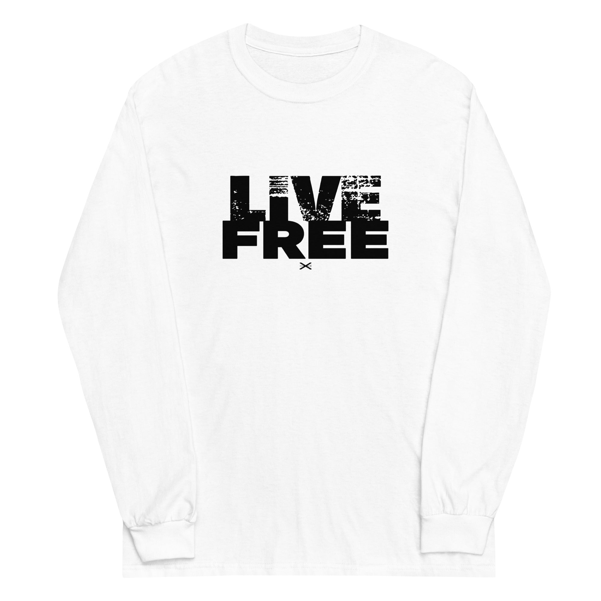 Live Free White Long Shirt