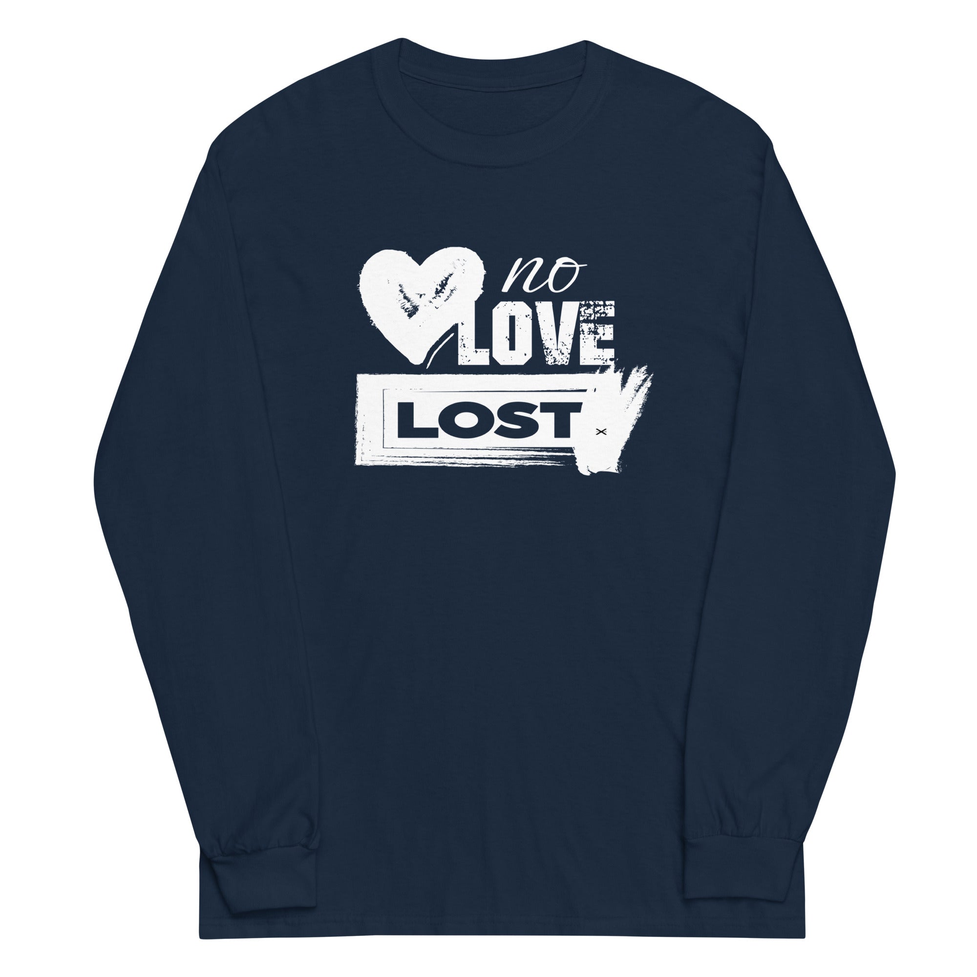 No Love Lost Navy Long Shirt