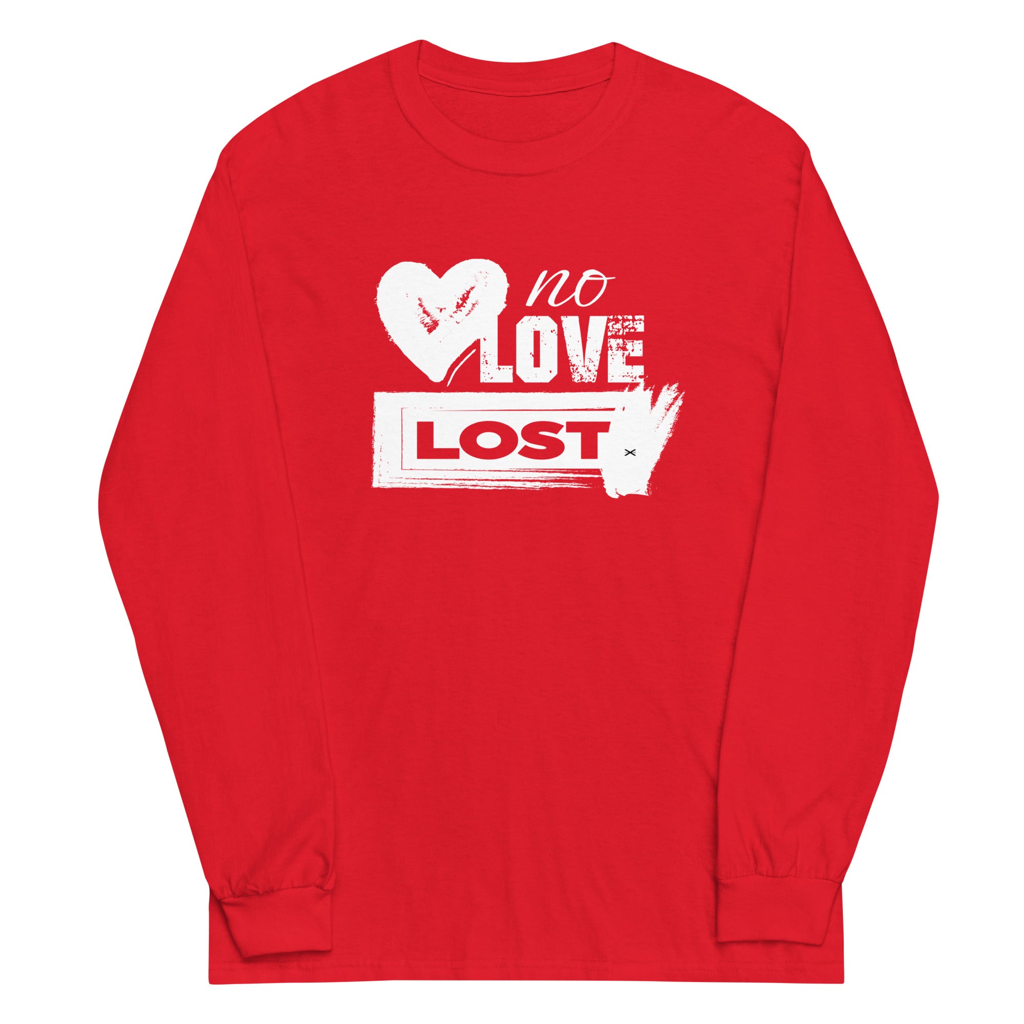 No Love Lost Red Long Shirt