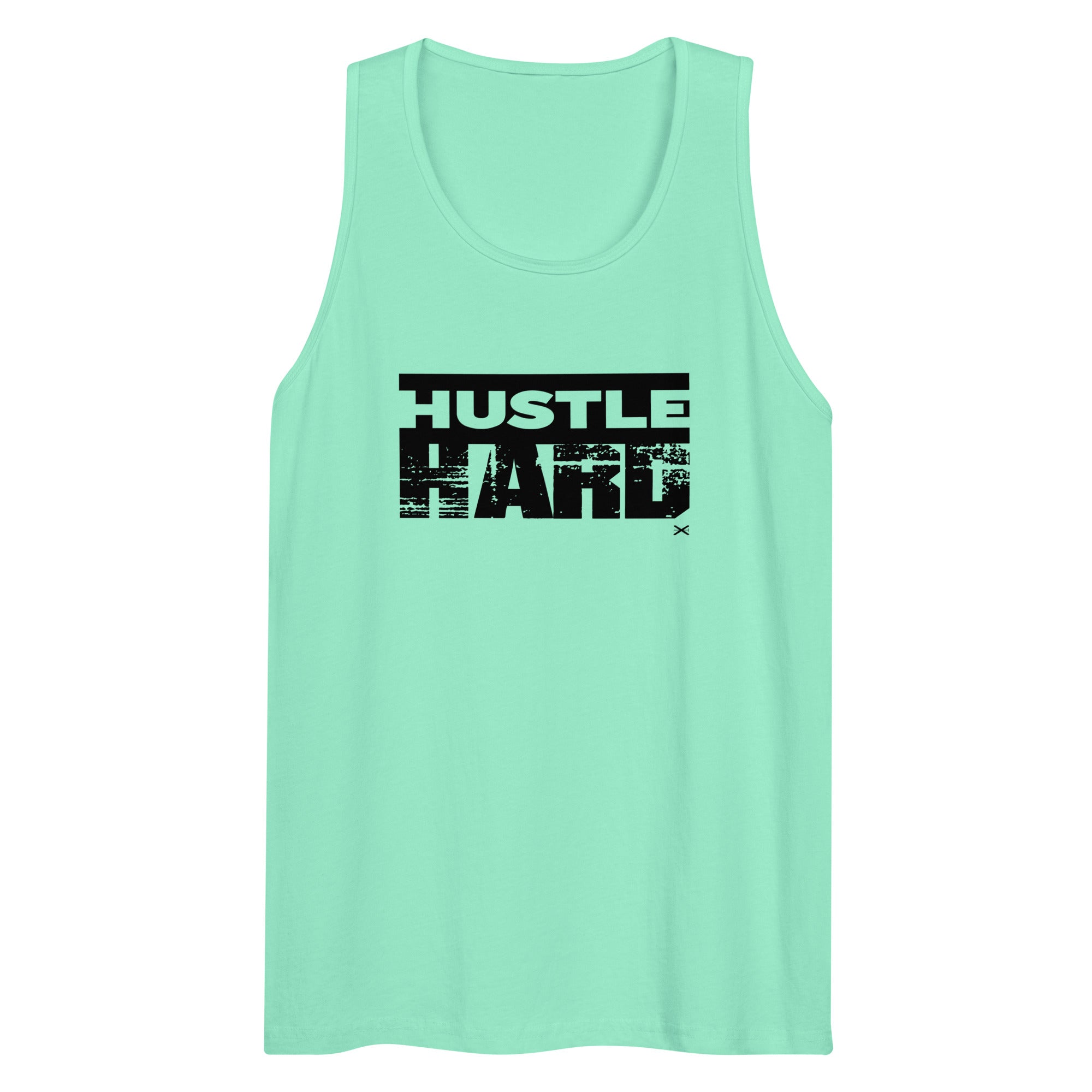 Hustle Hard Mint Premium Tank