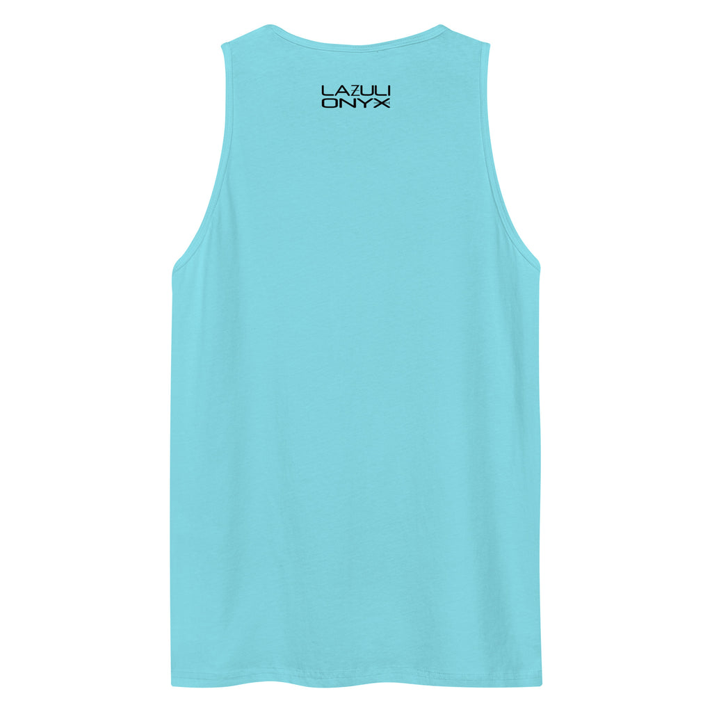 Hustle Hard Premium Tank Back View