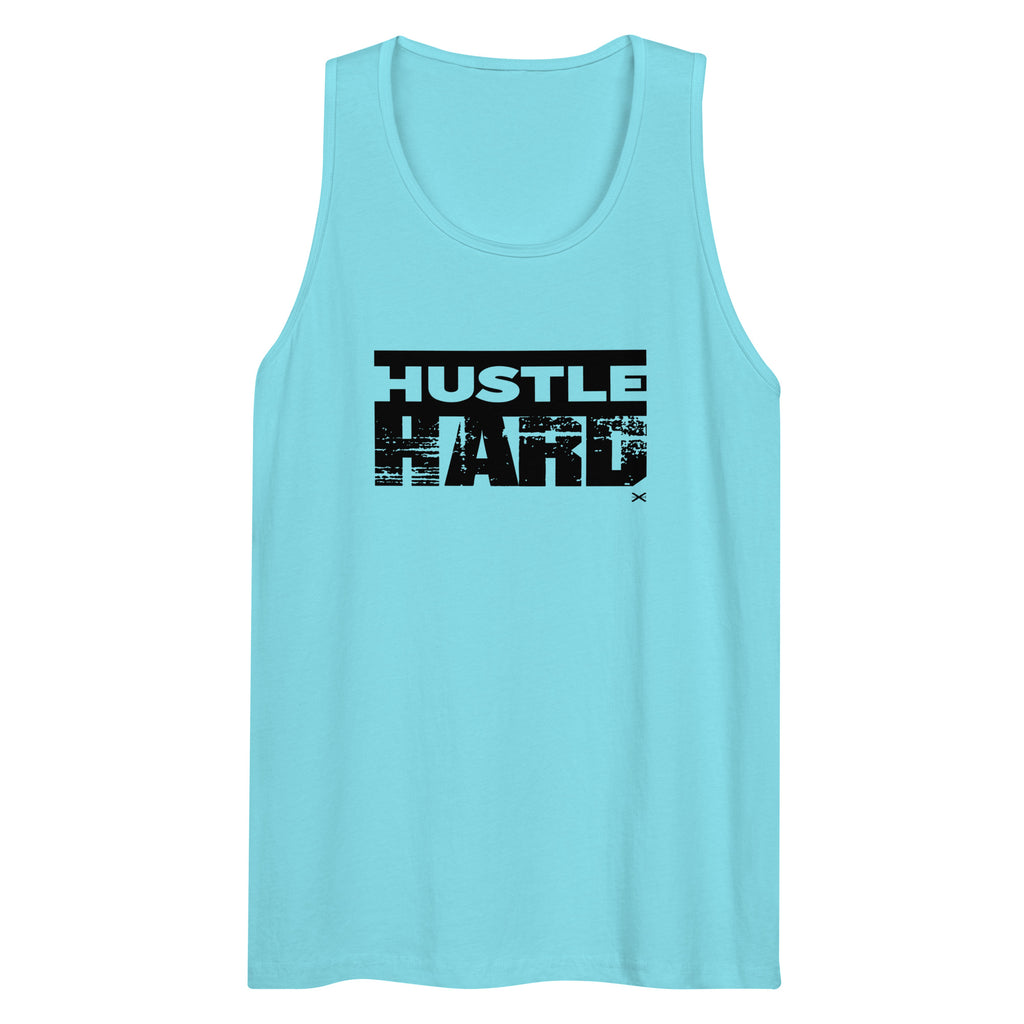 Hustle Hard Pacific Blue Premium Tank