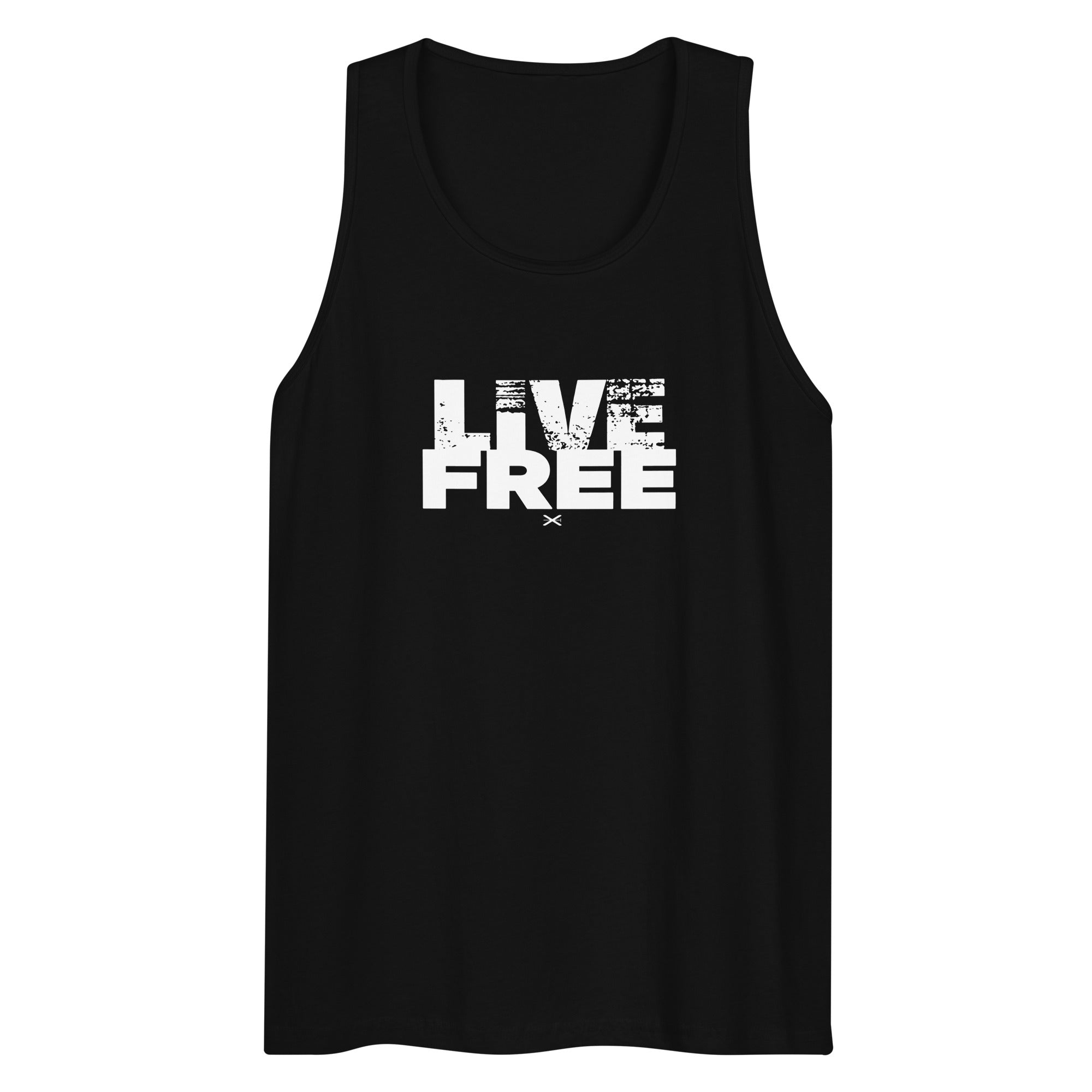 Live Free Black Premium Tank