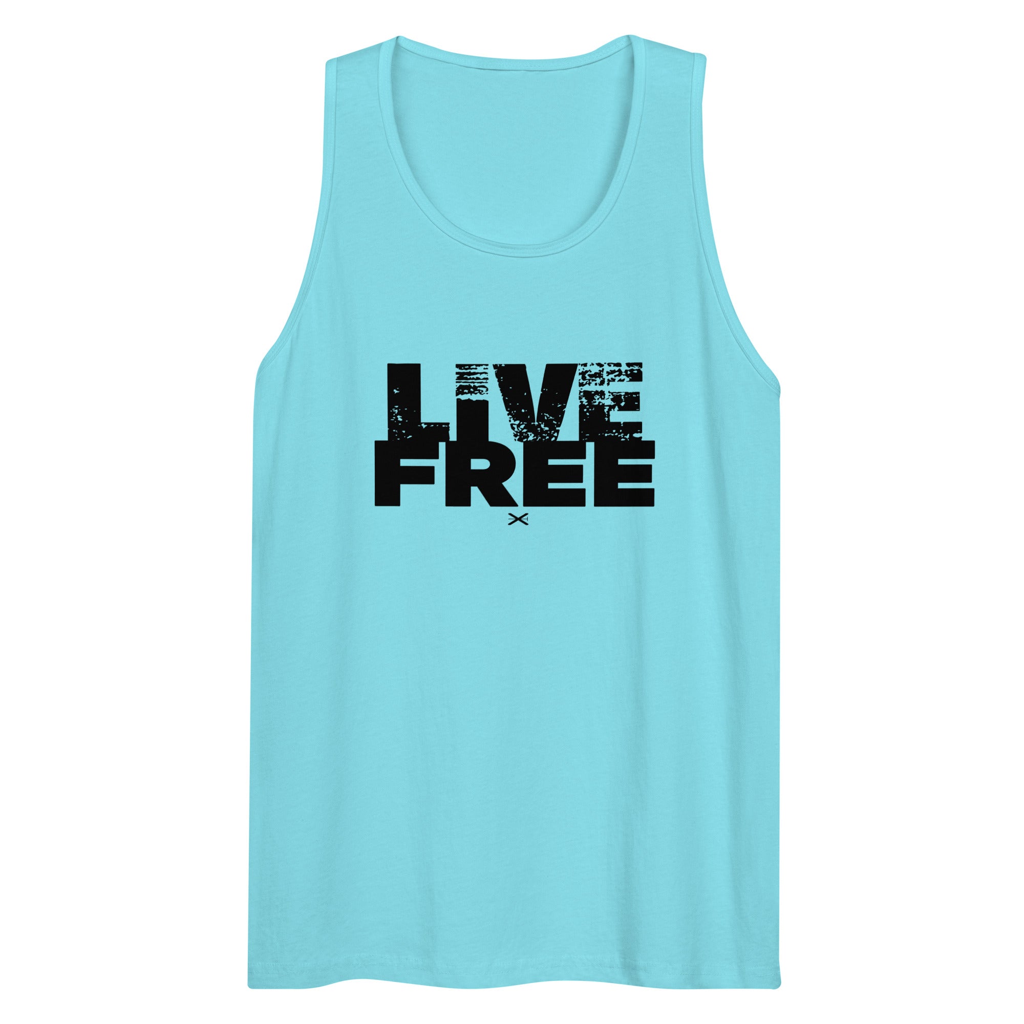 Live Free Pacific Blue Premium Tank