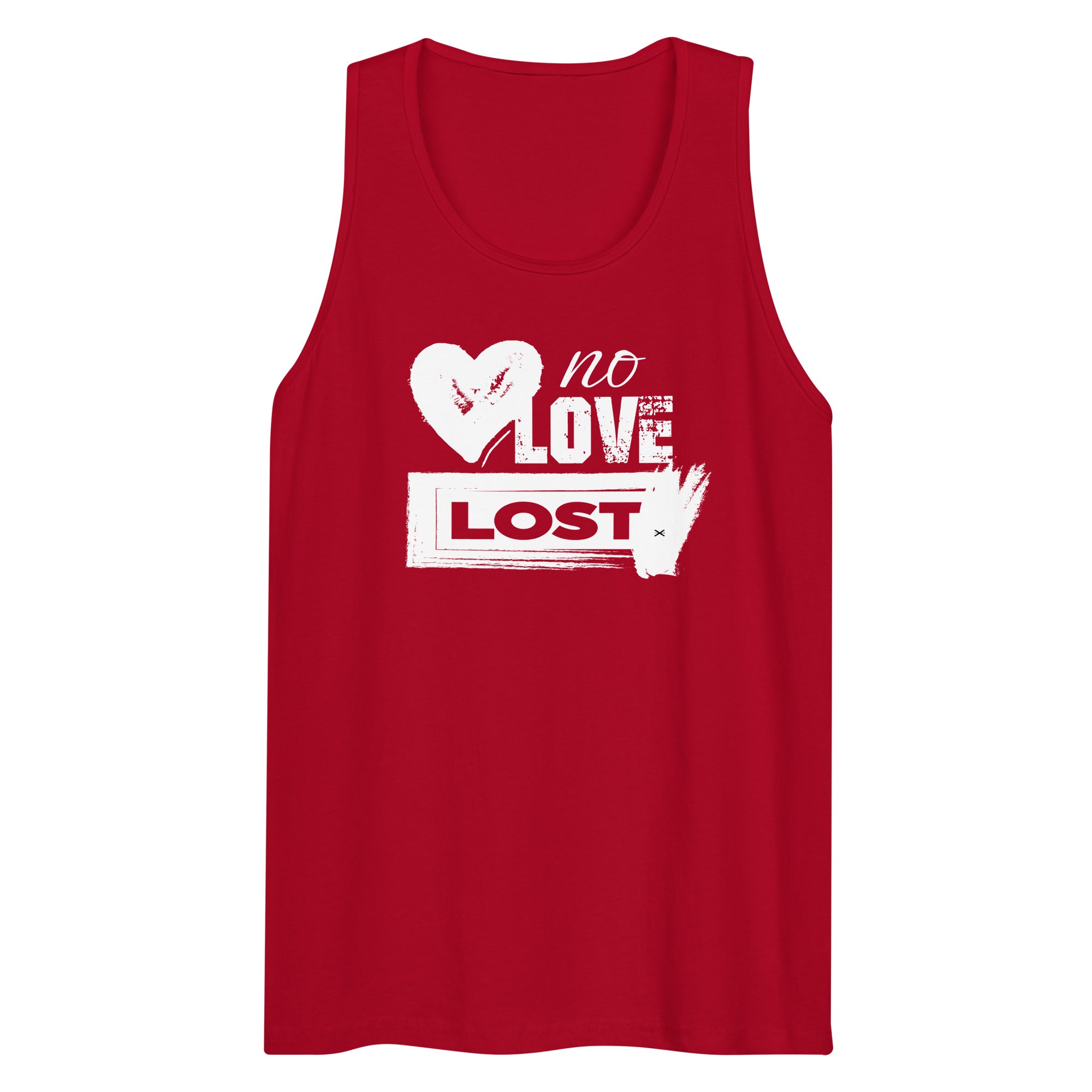 No Love Lost Red Premium Tank
