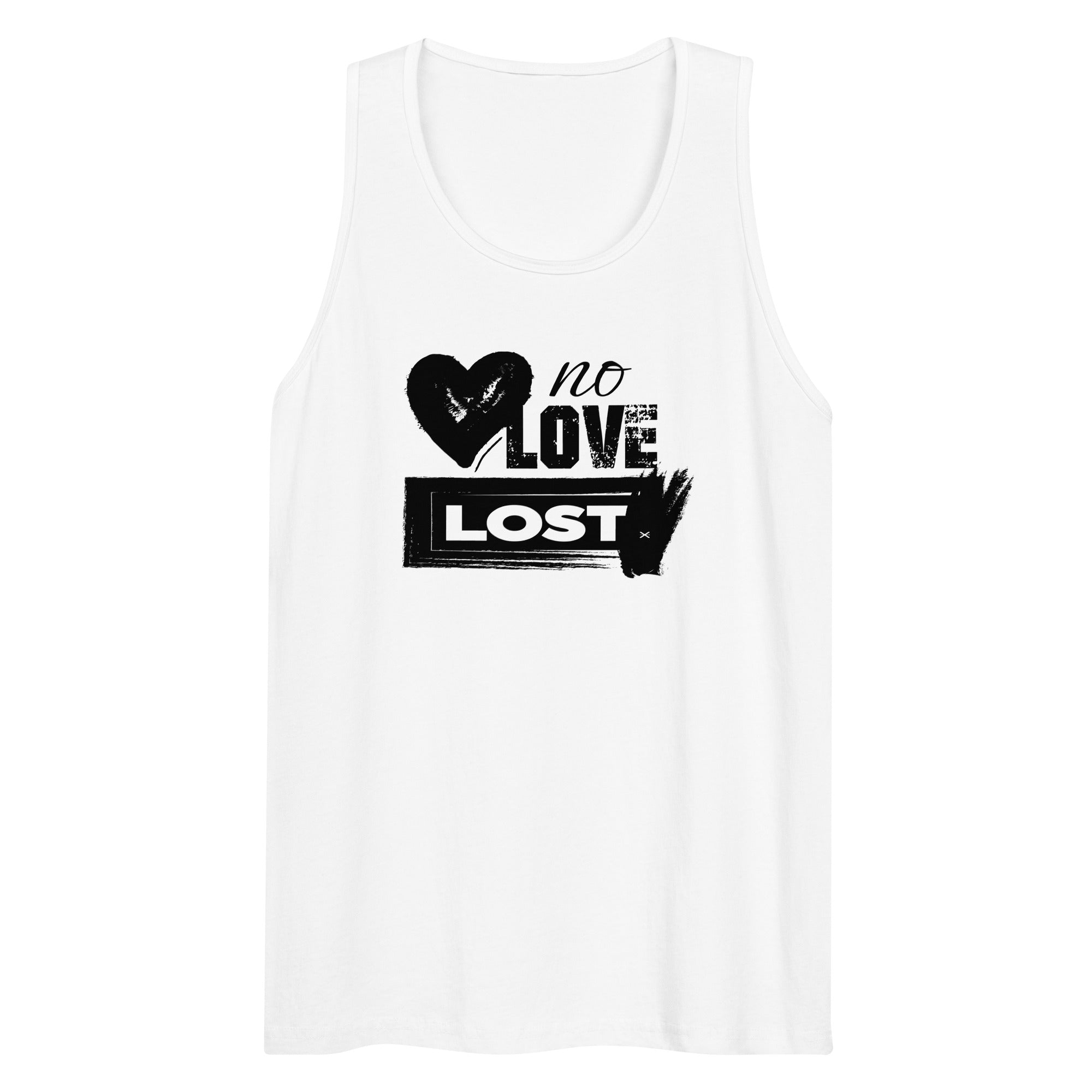 No Love Lost White Premium Tank