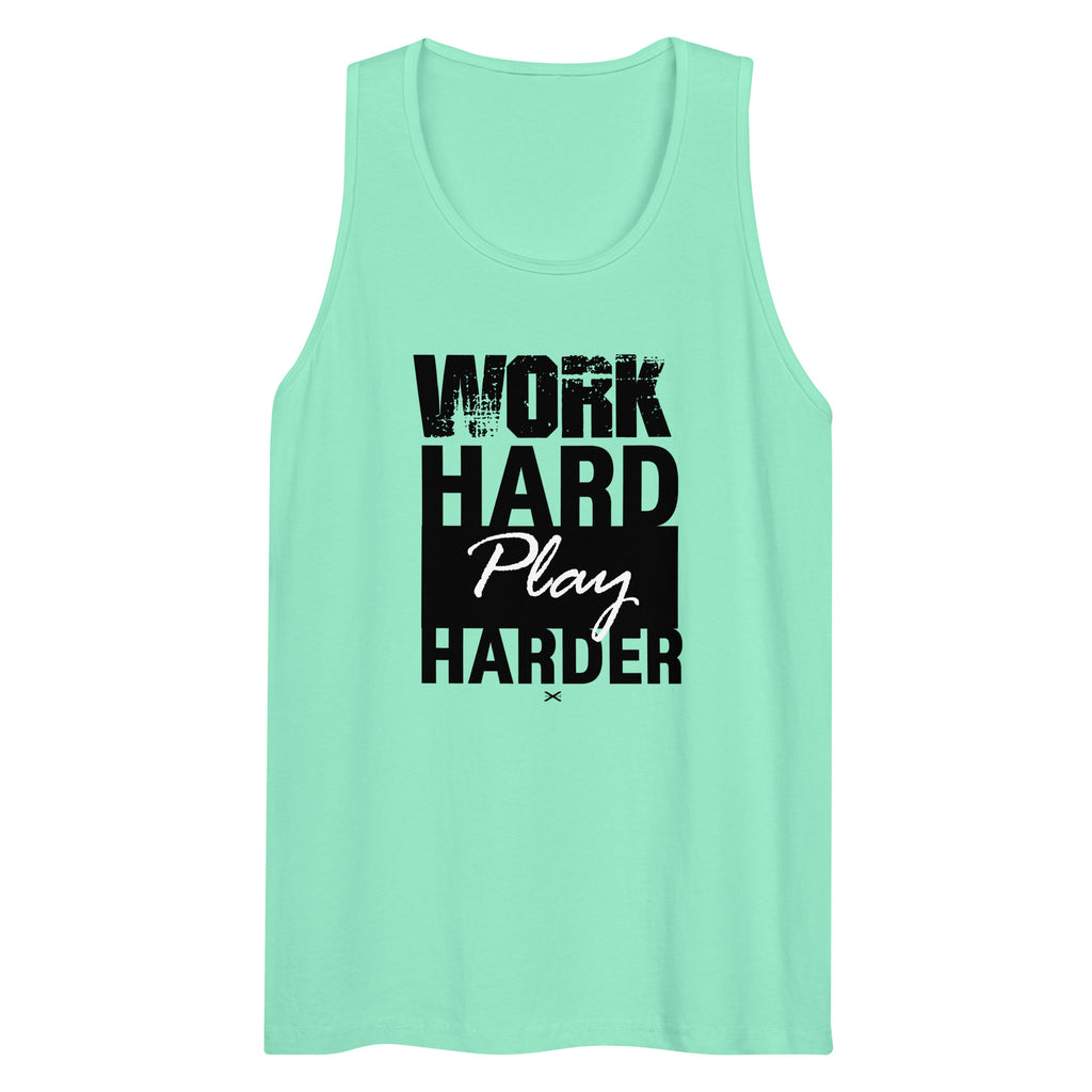 Work Hard Mint Premium Tank