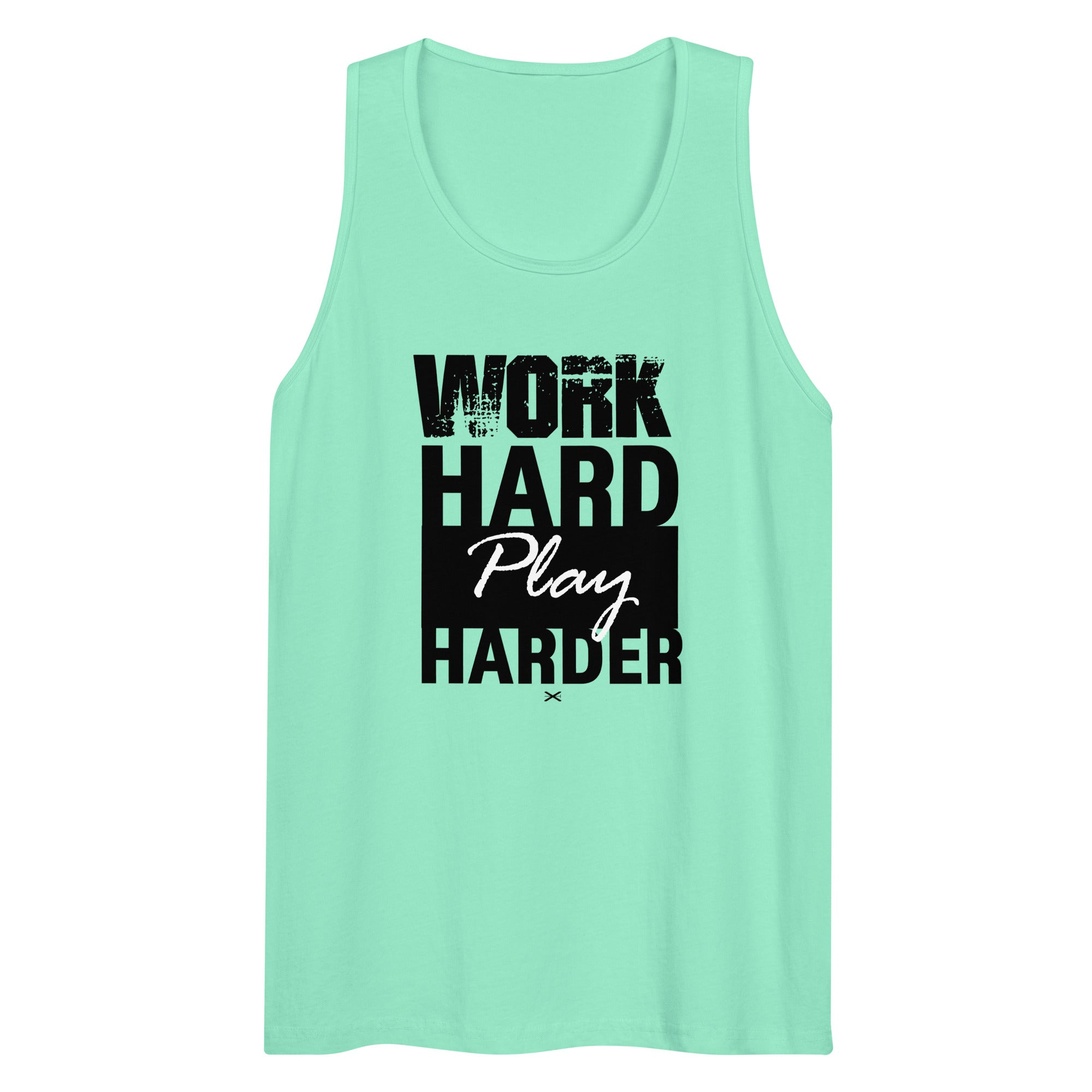 Work Hard Mint Premium Tank