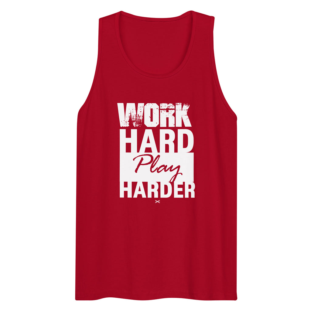 Work Hard Red Premium Tank