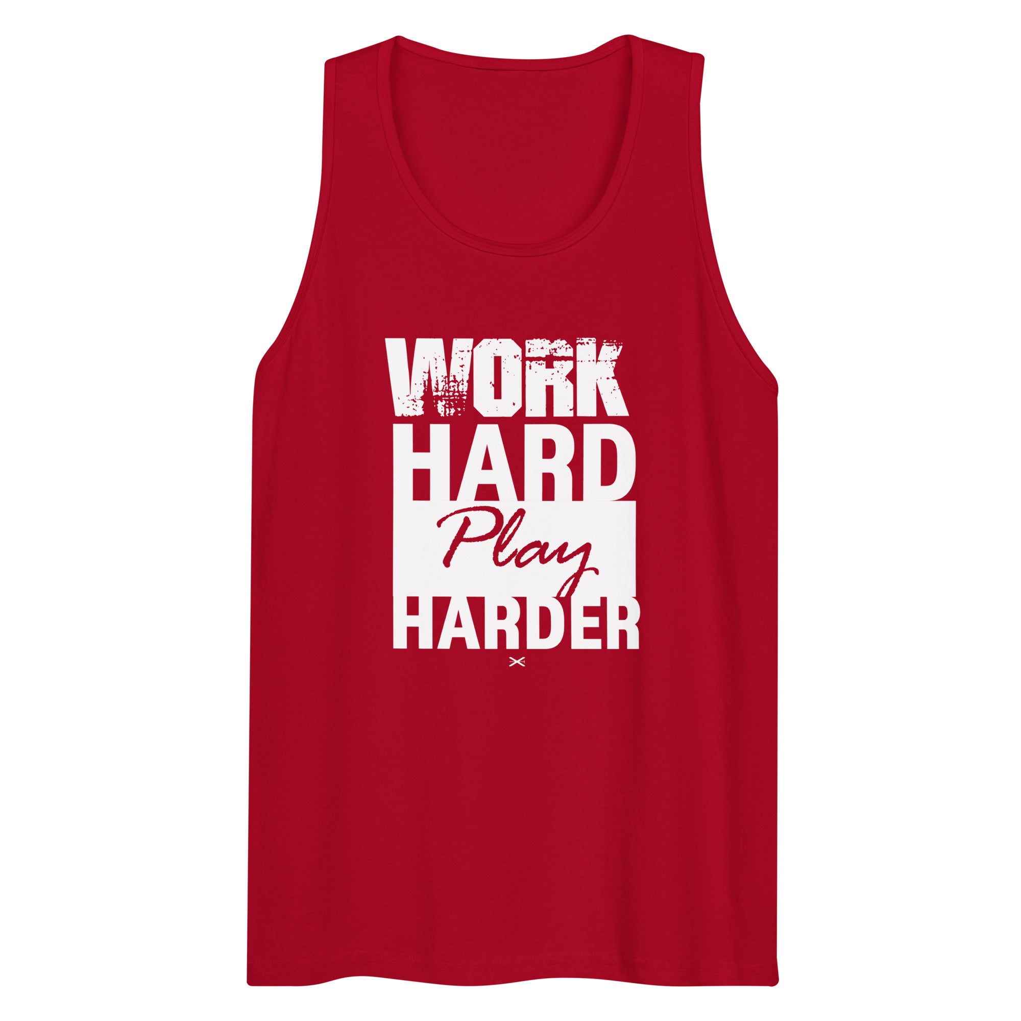 Work Hard Red Premium Tank