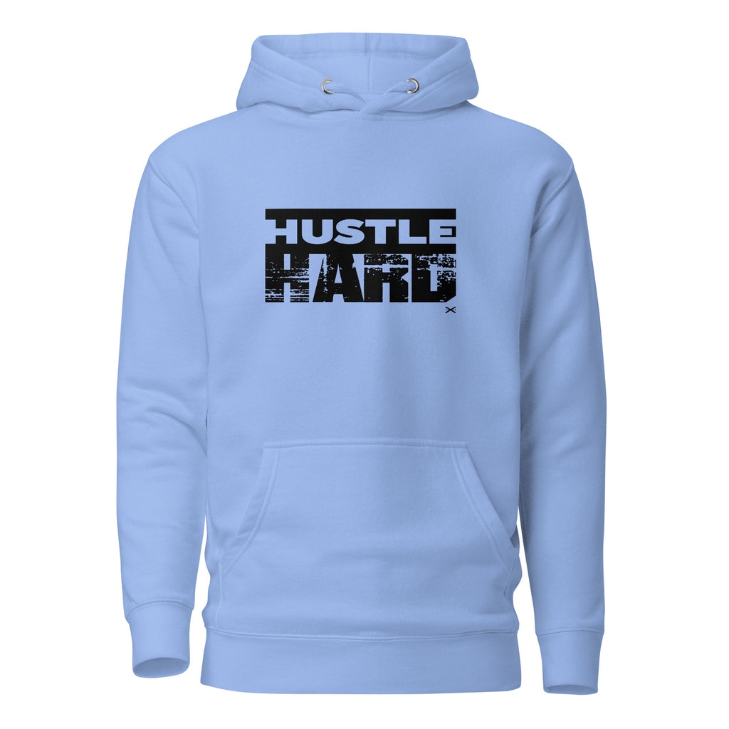 Hustle Hard Carolina Blue Hoodie