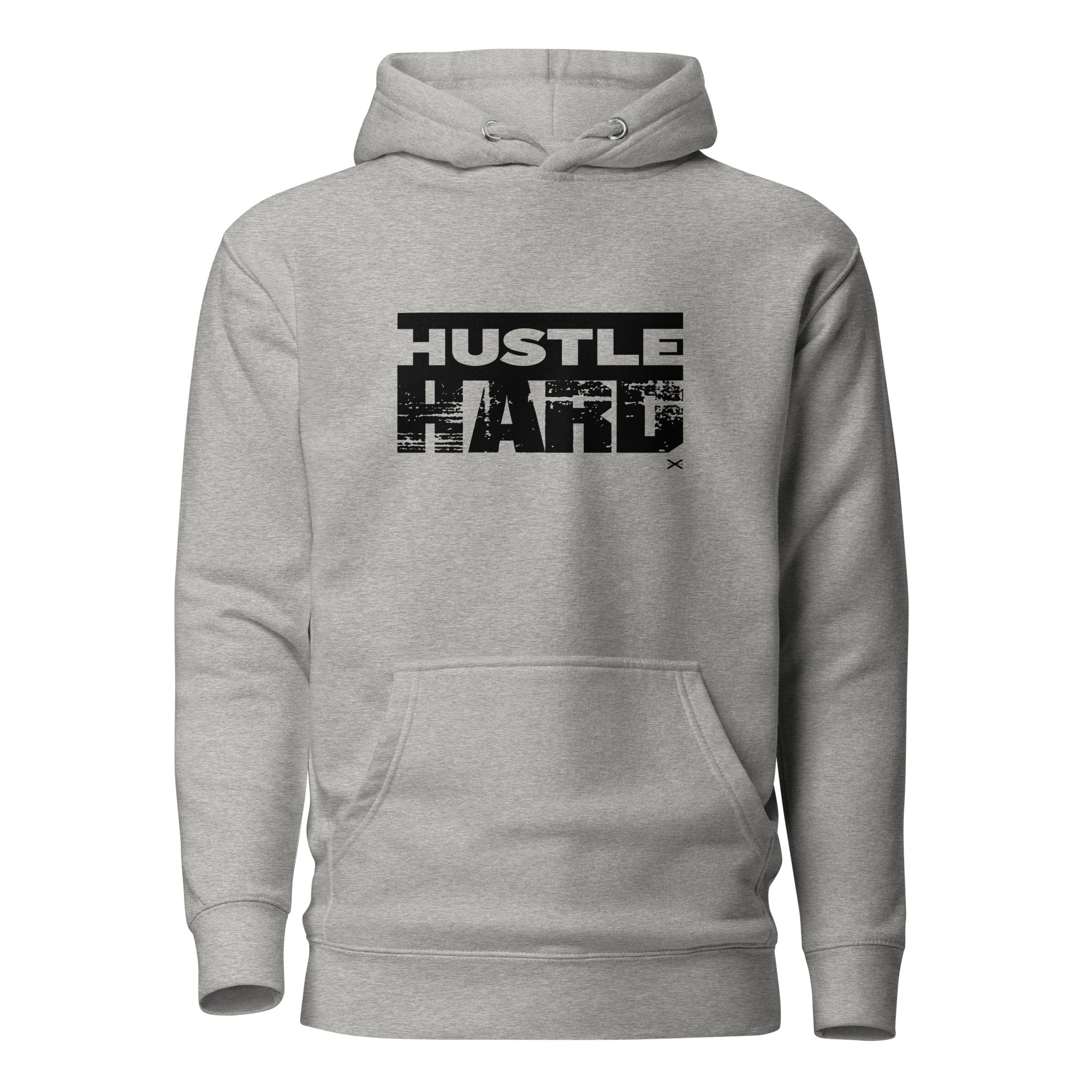 Hustle Hard Gray Hoodie