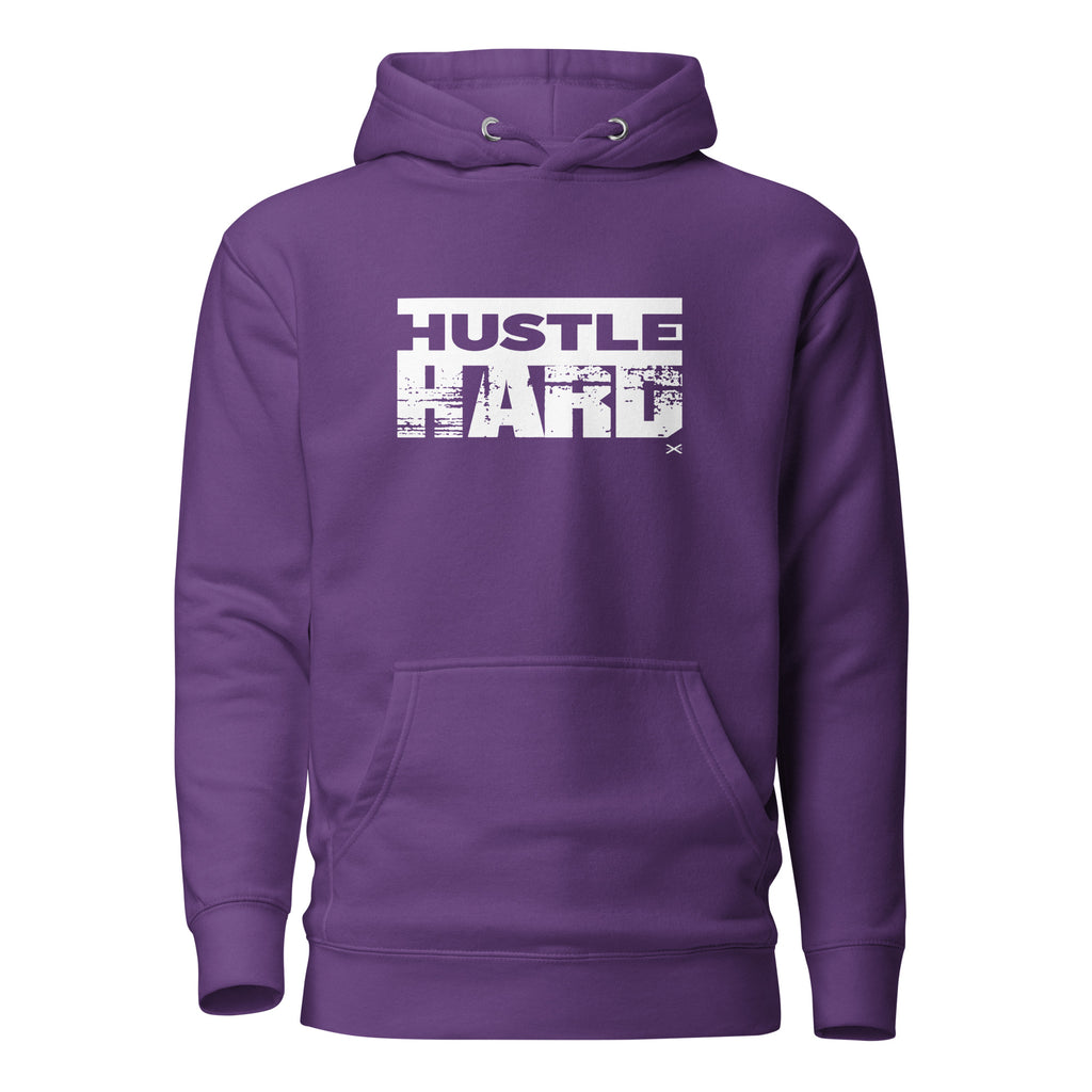 Hustle Hard Purple Hoodie 