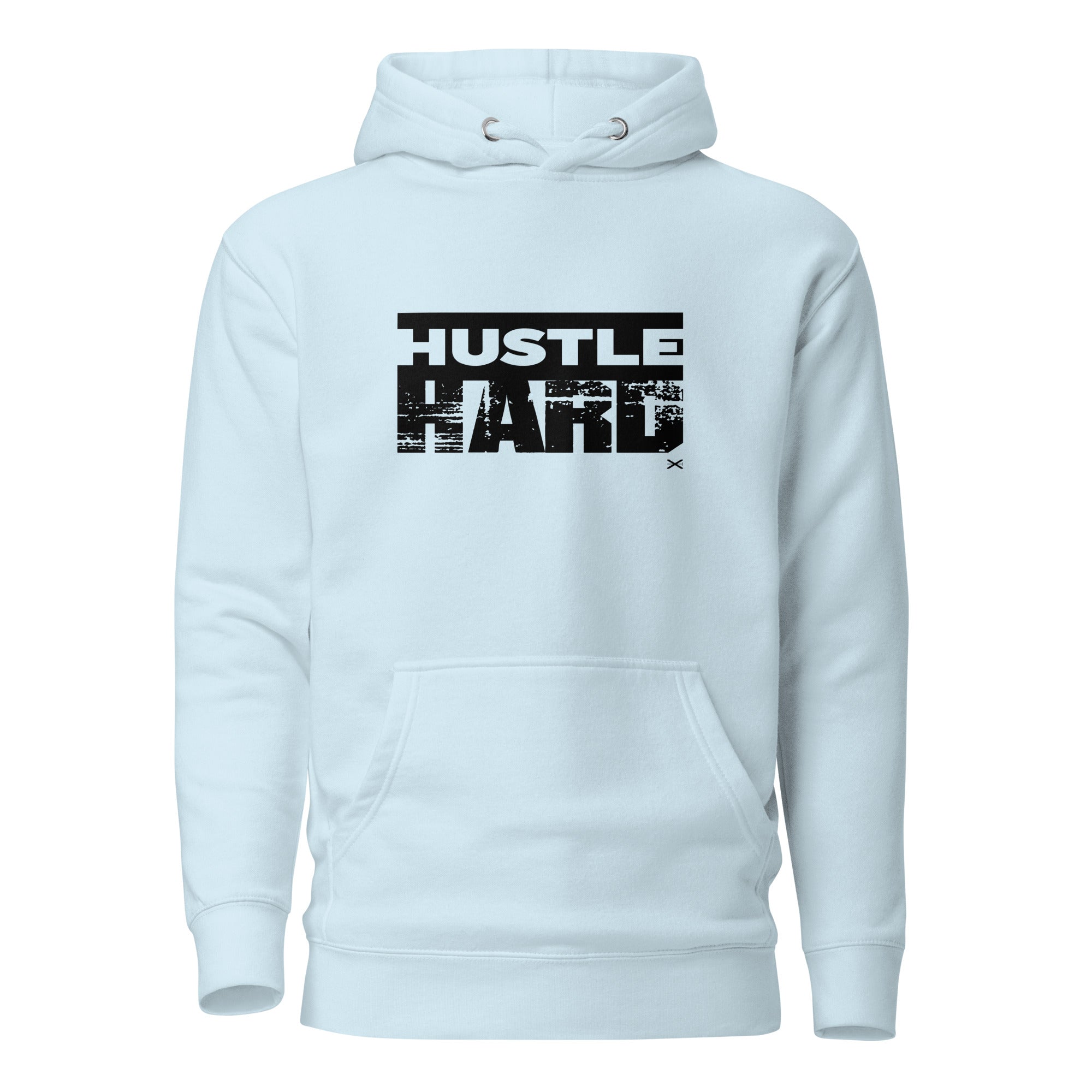 Hustle Hard Sky Blue Hoodie