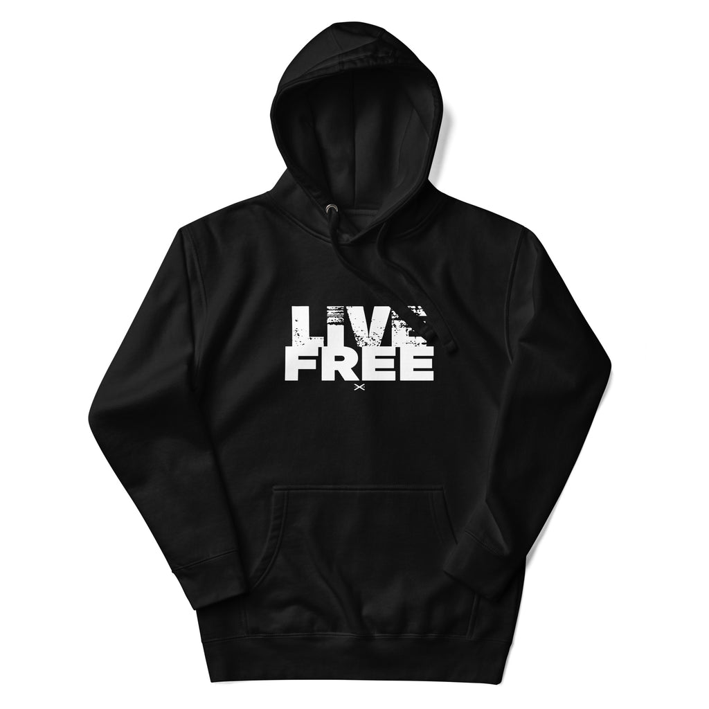 Live Free Black Hoodie