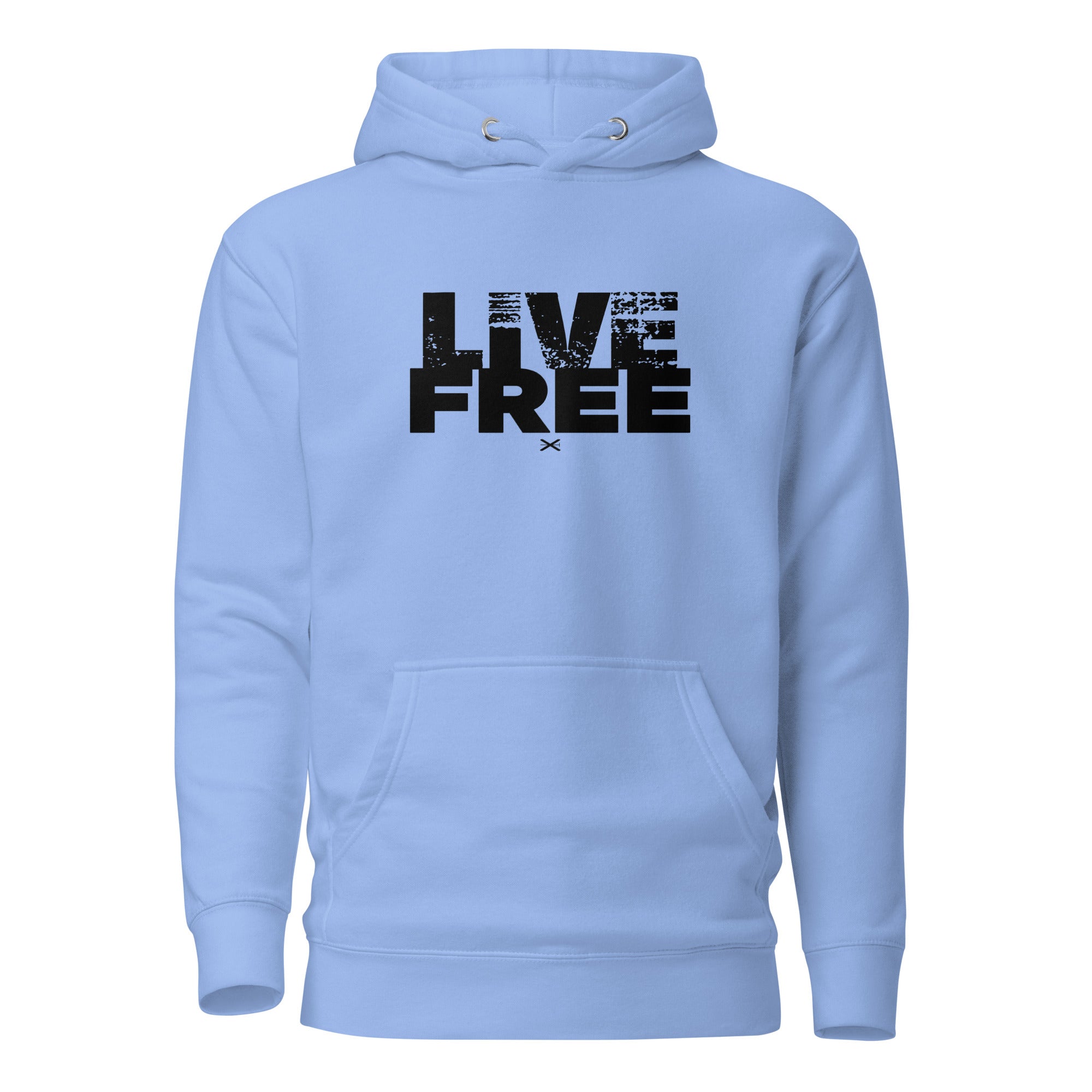 Live Free Carolina Blue Hoodie