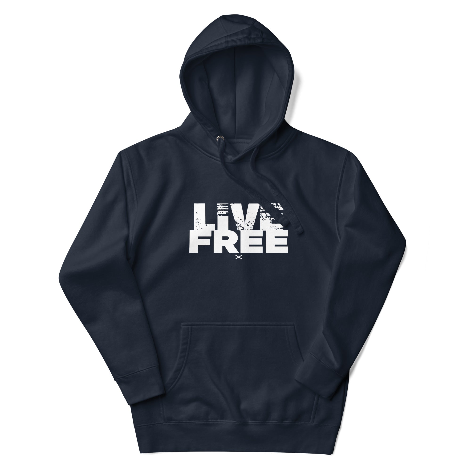 Live Free Navy Hoodie