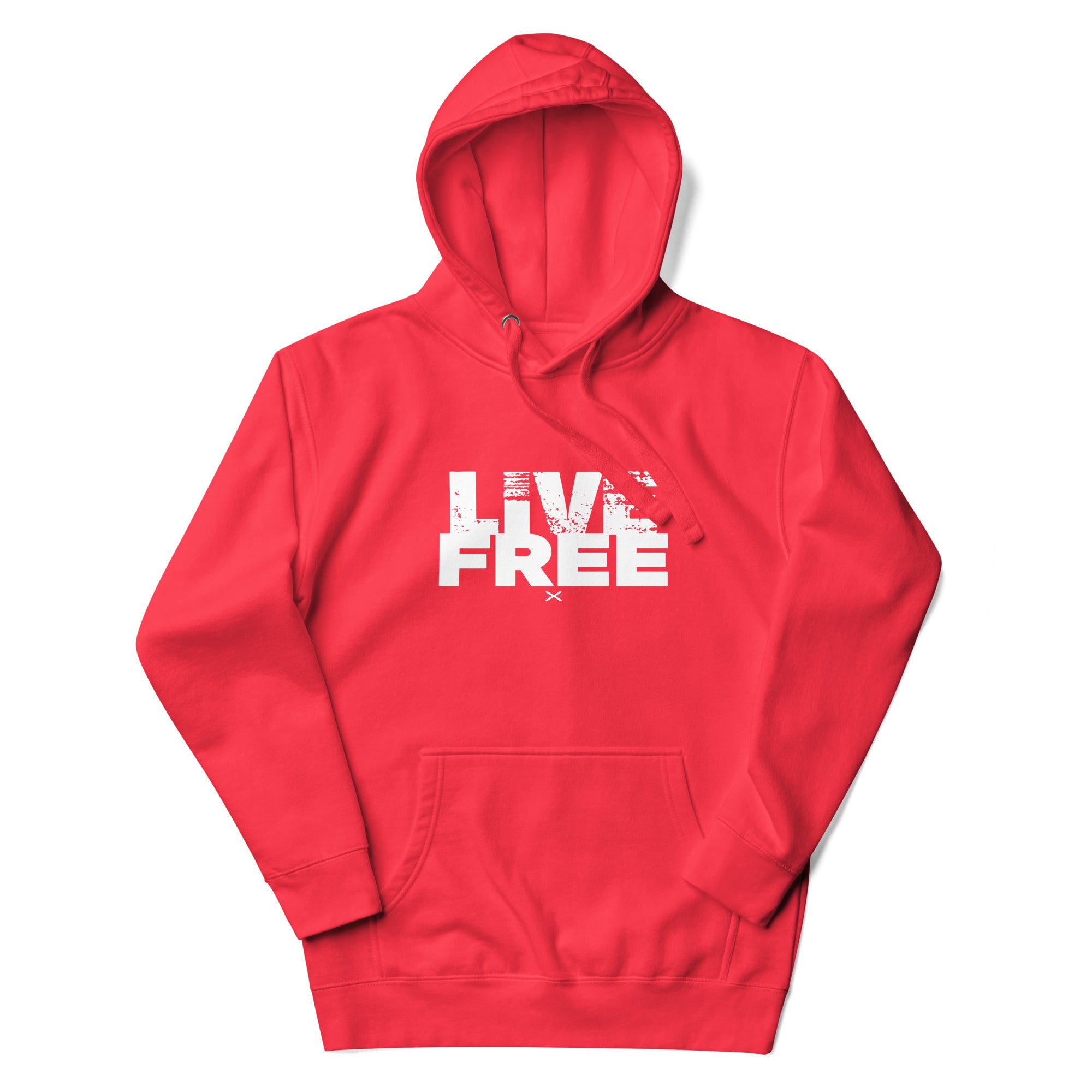 Live Free Red Hoodie
