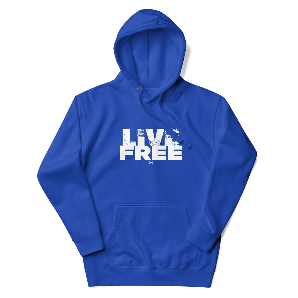 Live Free Royal Hoodie