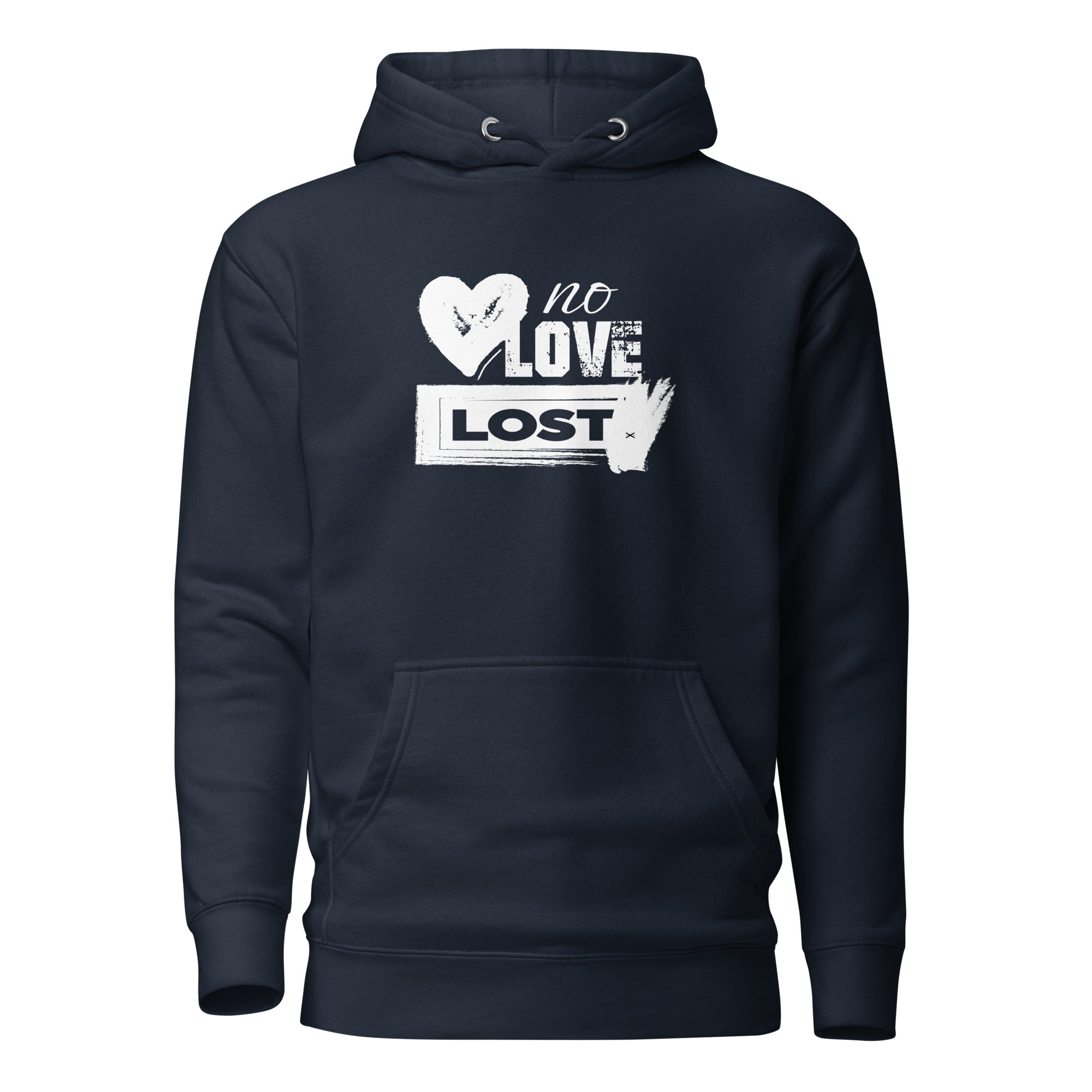 No Love Lost Navy Hoodie