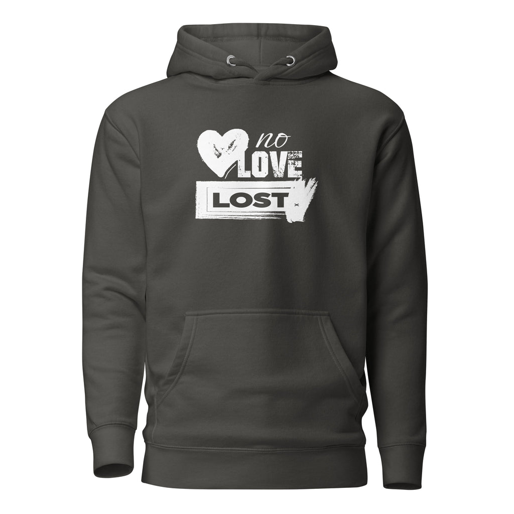 No Love Lost Vintage Black Hoodie