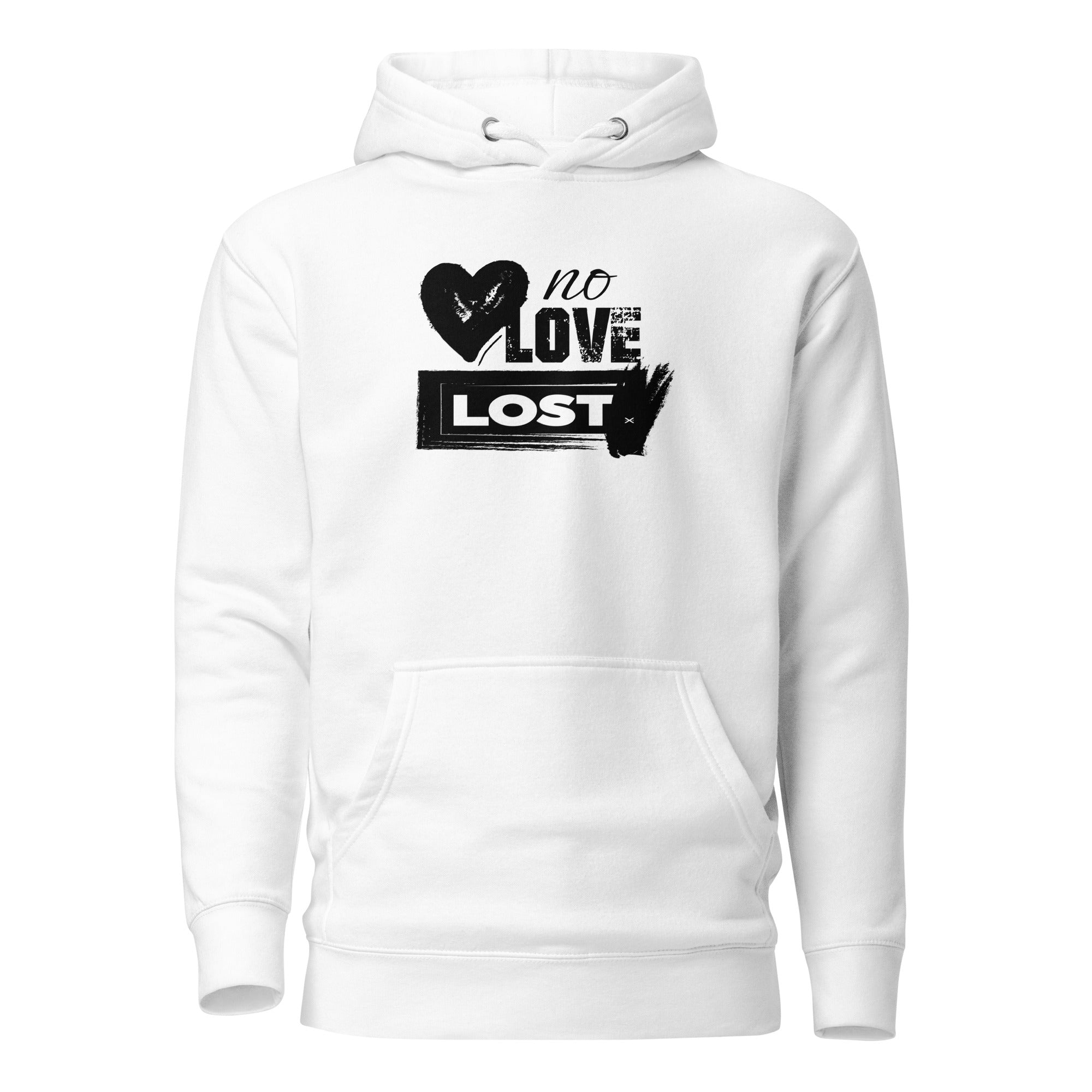 No Love Lost White Hoodie