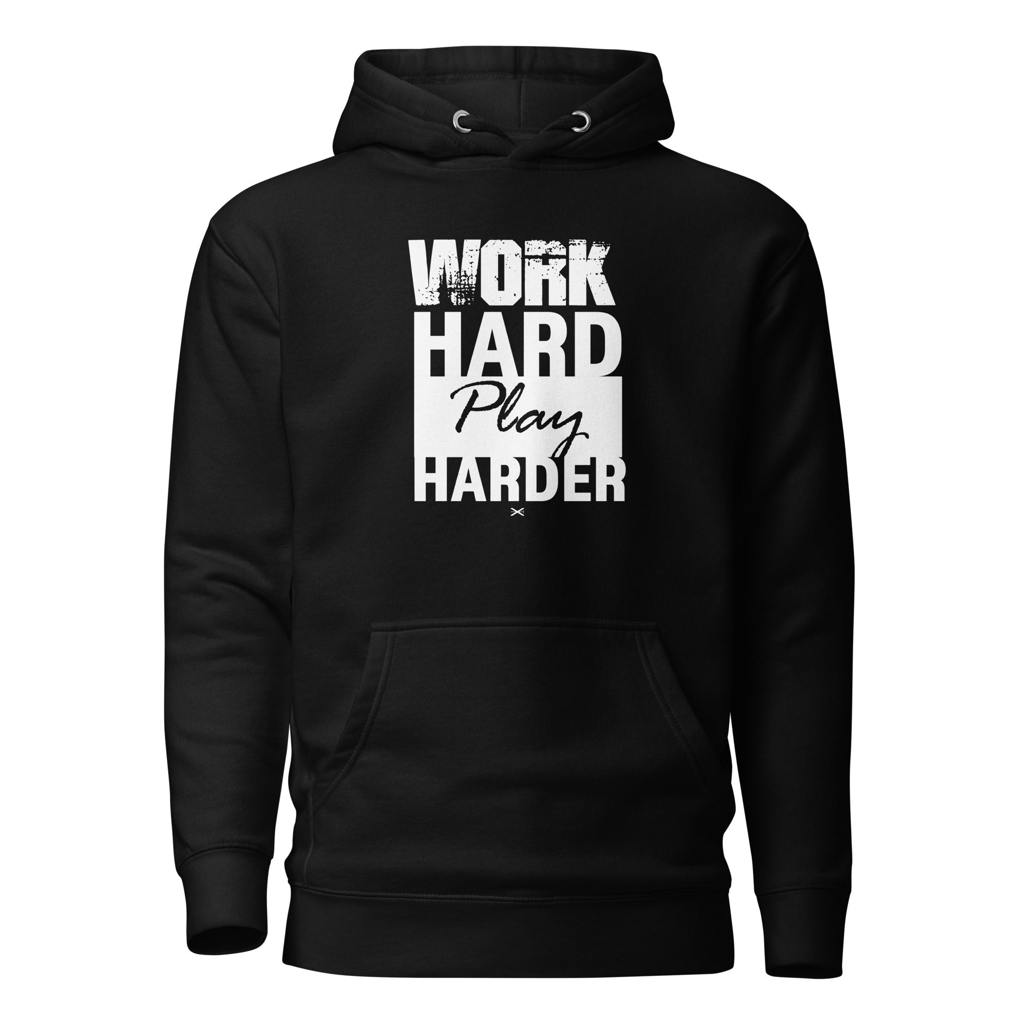 Work Hard Black Hoodie