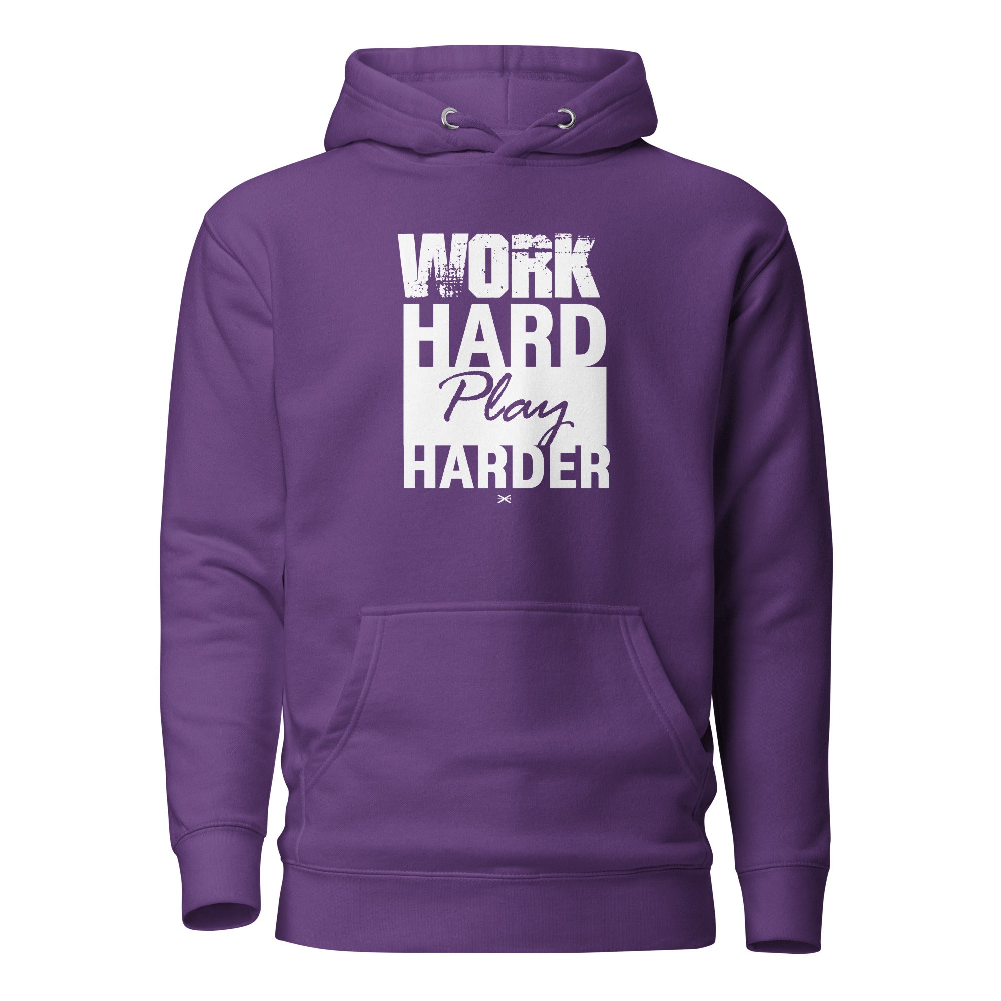 Work Hard Purple Hoodie