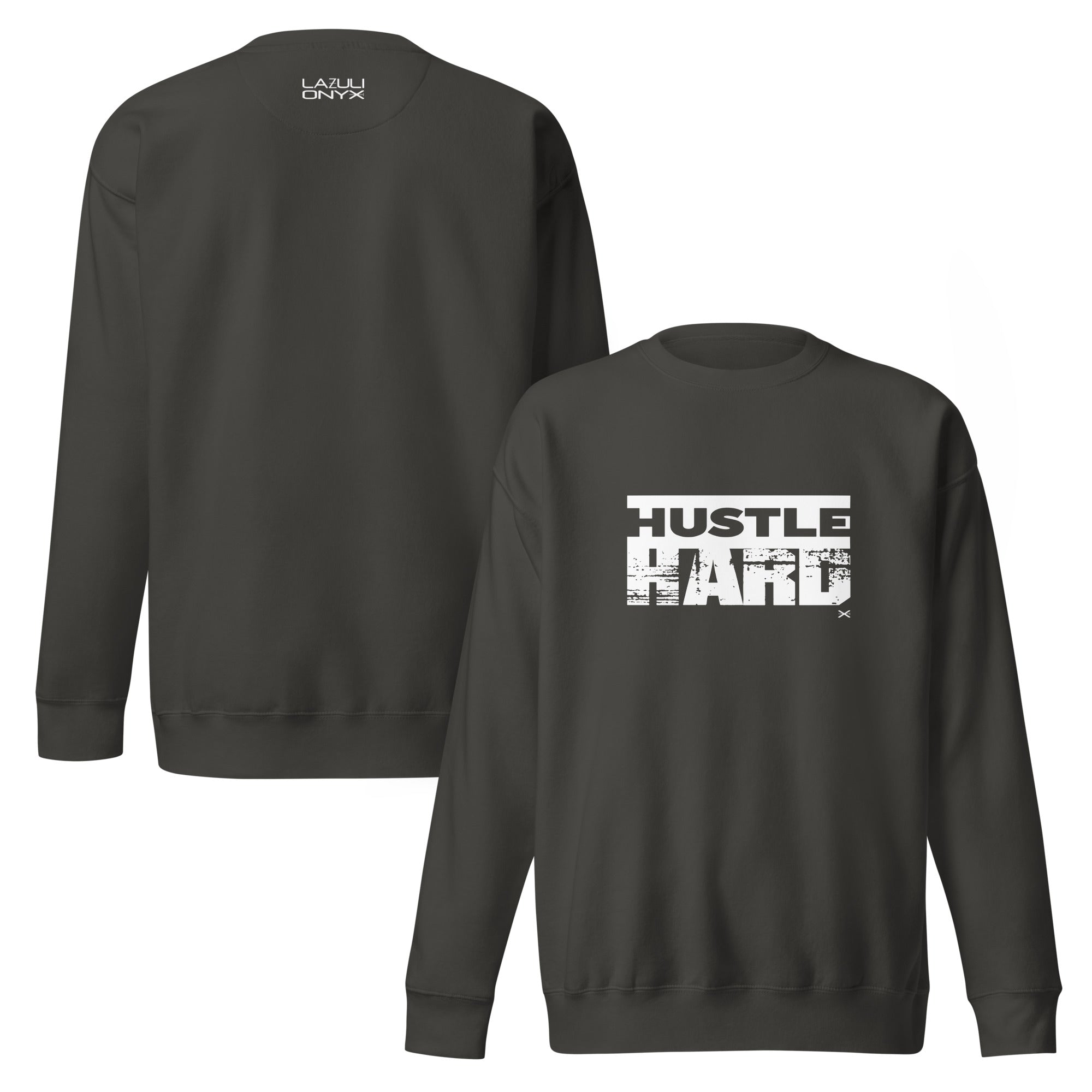 Hustle Hard Vintage Black Sweatshirt