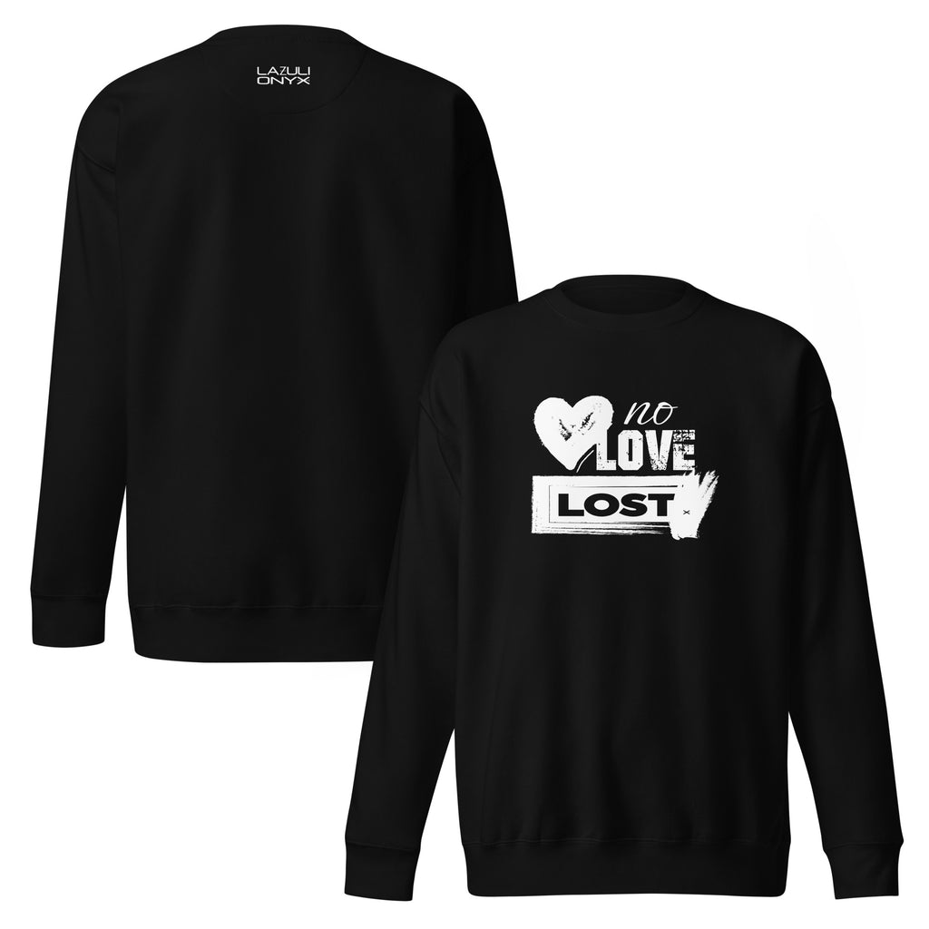 No Love Lost Black Sweatshirt