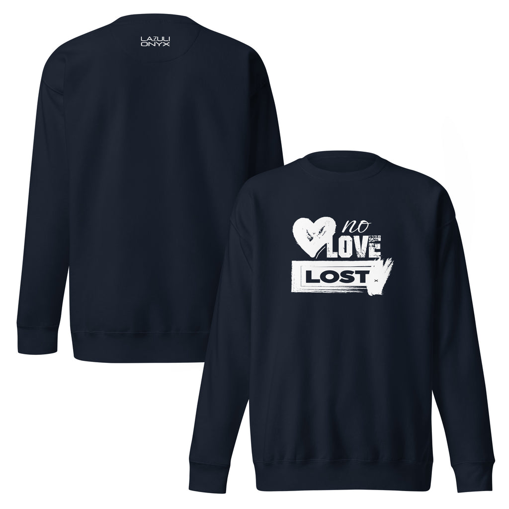 No Love Lost Navy Sweatshirt
