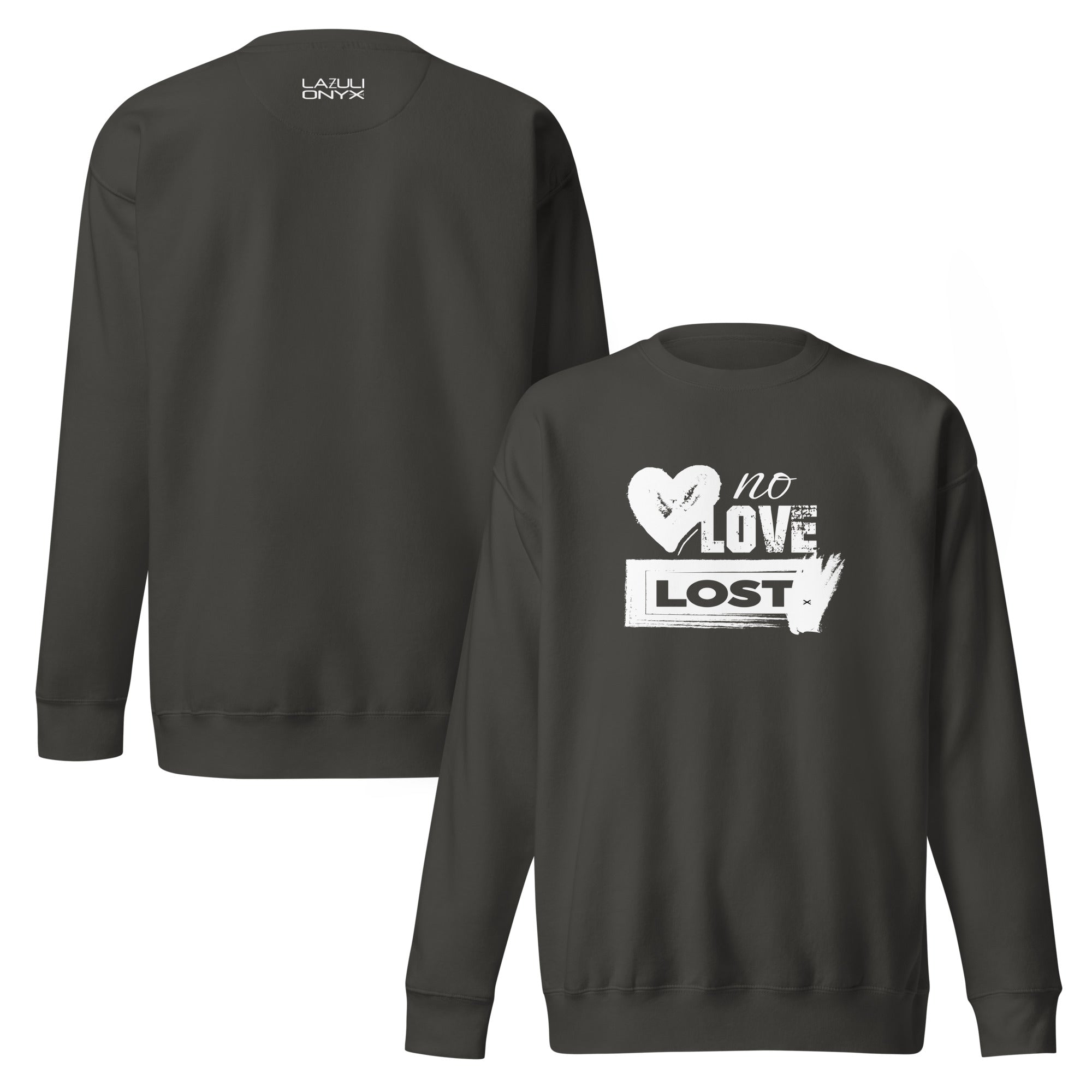 No Love Lost Vintage Black Sweatshirt