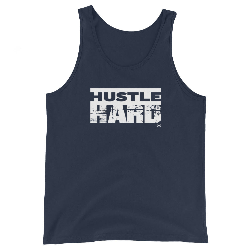 Hustle Hard Navy Tank