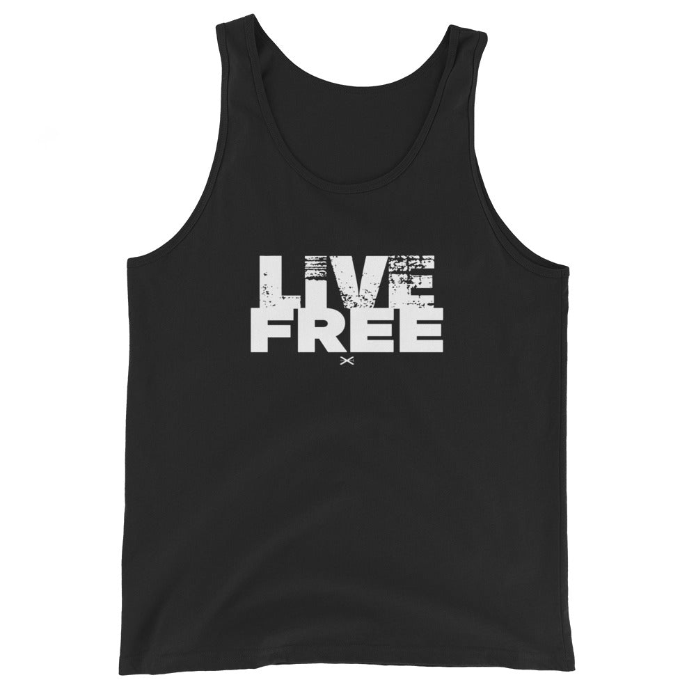 Live Free Black Tank