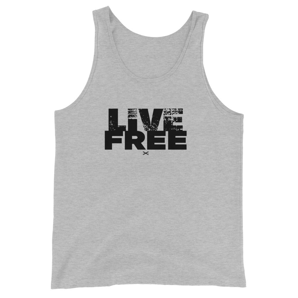 Live Free Gray Tank