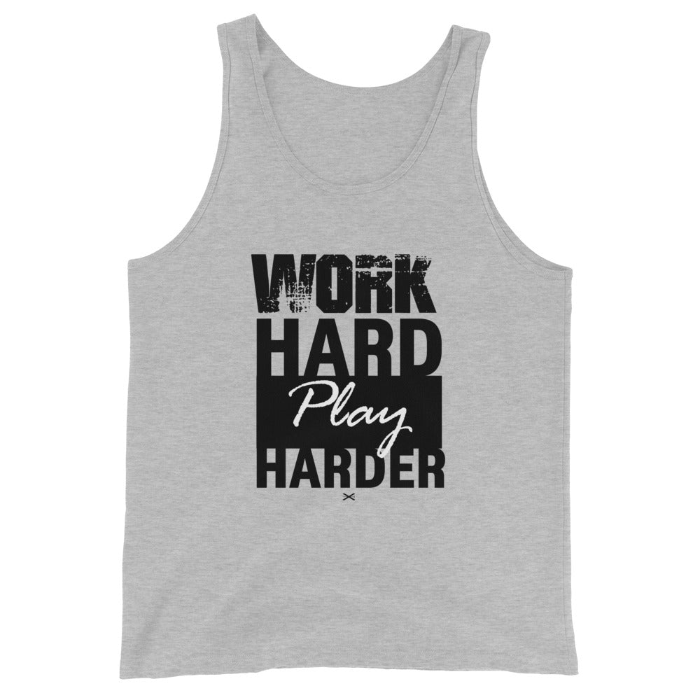 Work Hard Gray Tank