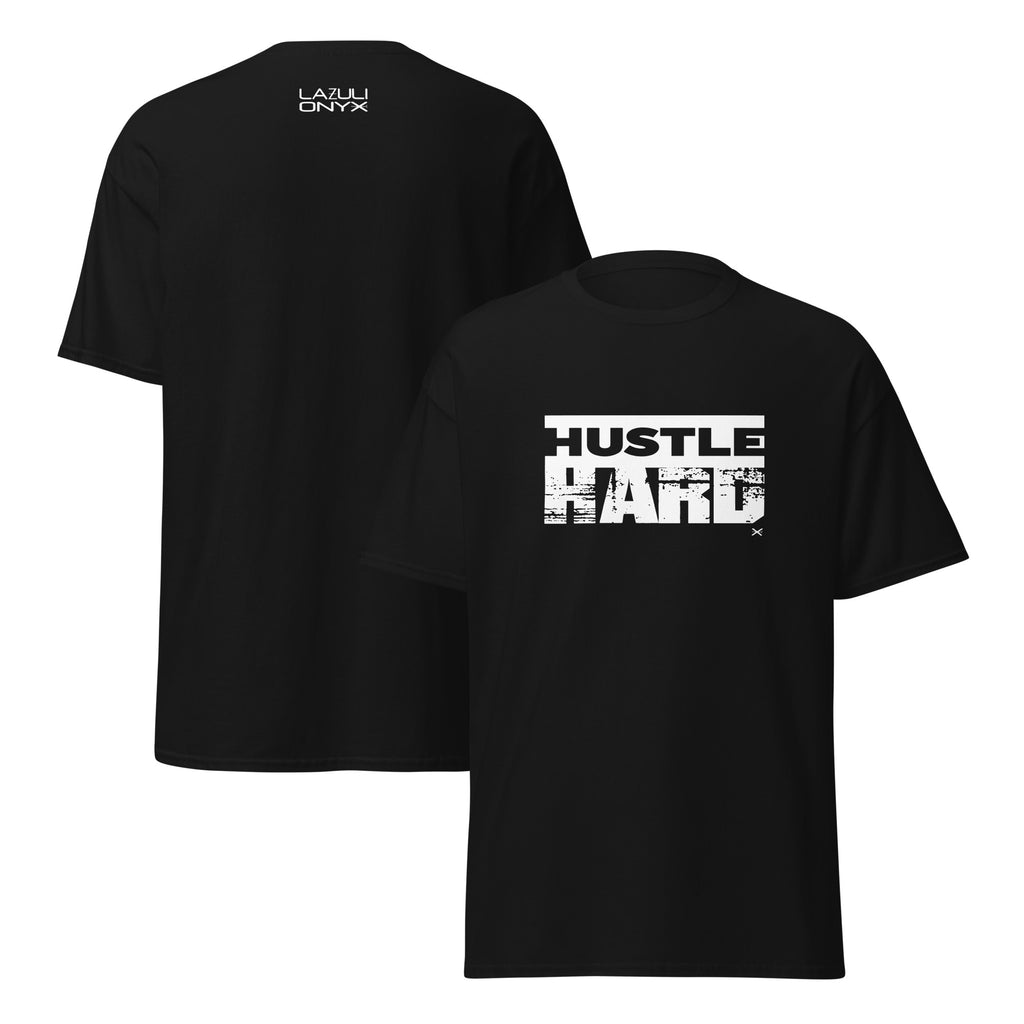 Hustle Hard Black Tee