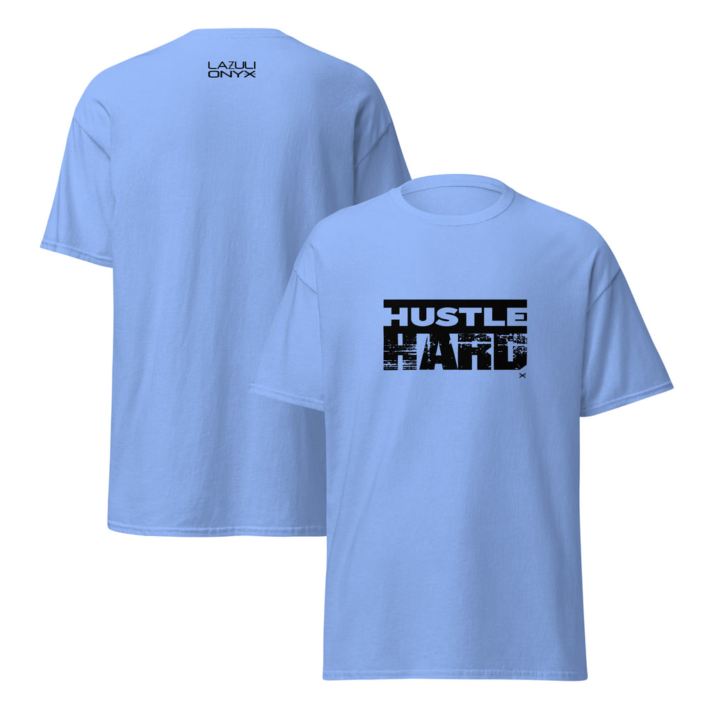 Hustle Hard Carolina Blue Tee