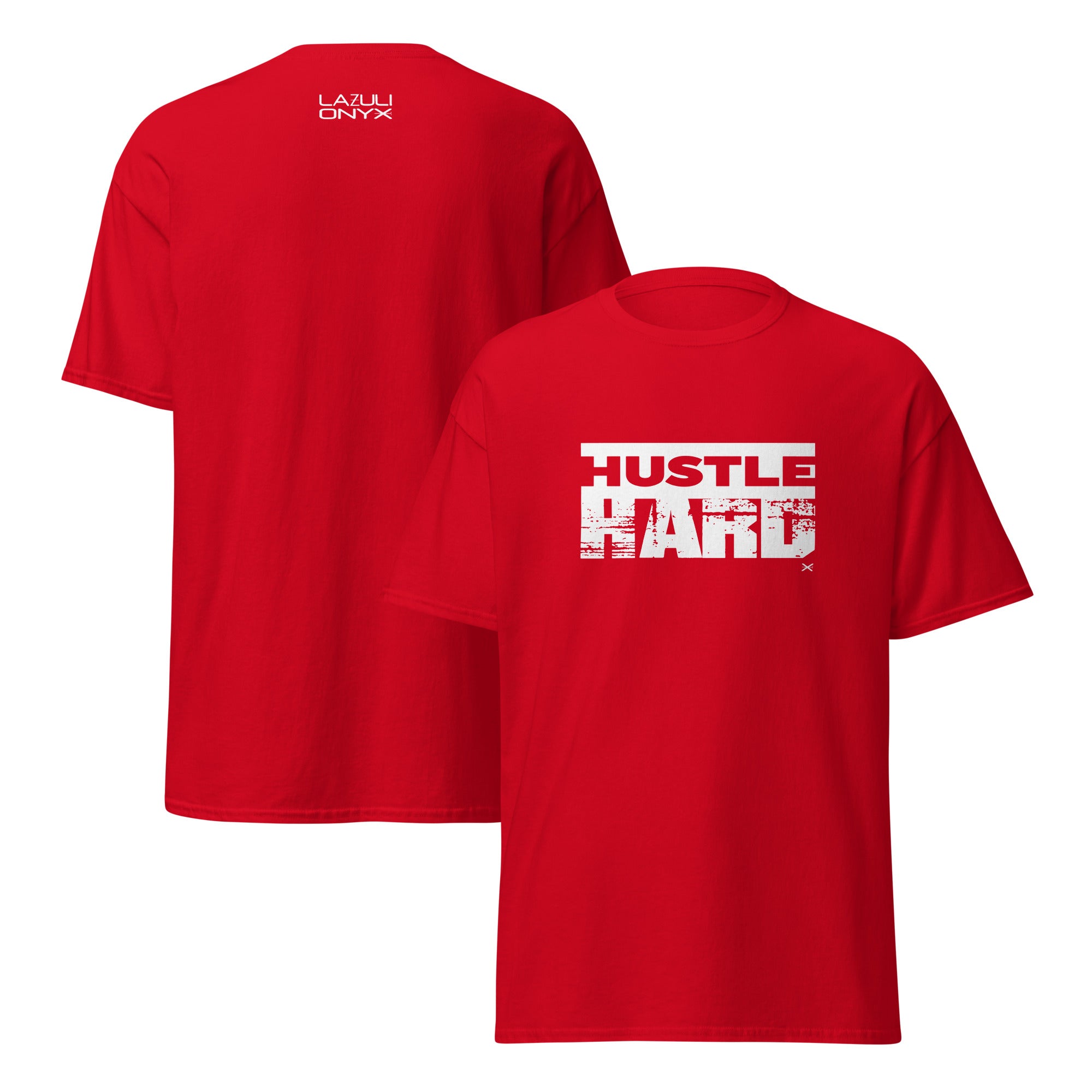 Hustle Hard Red Tee