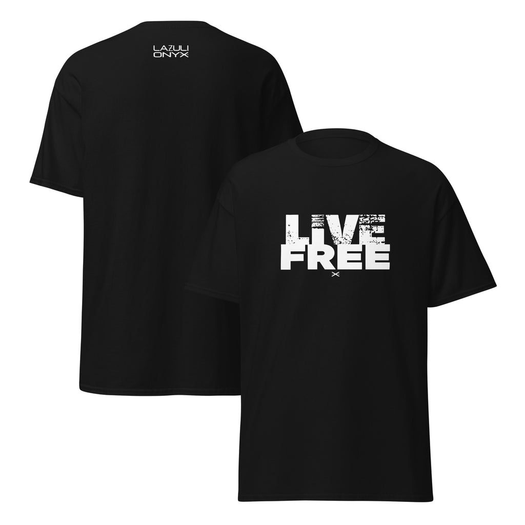 Live Free Black Tee
