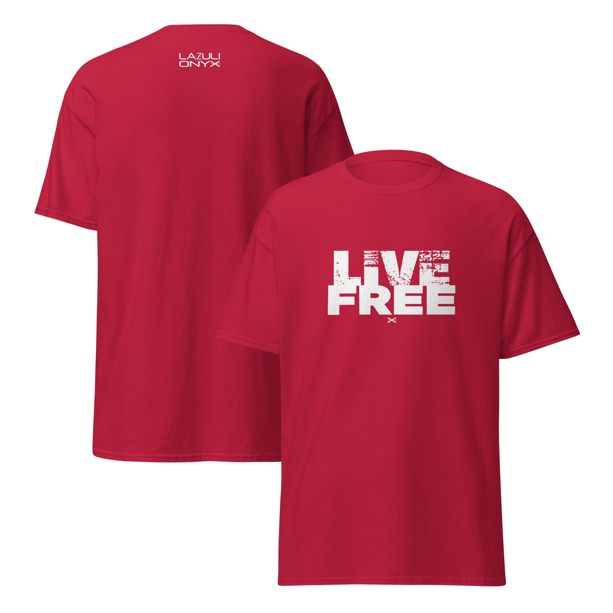 Live Free Cardinal Red Tee