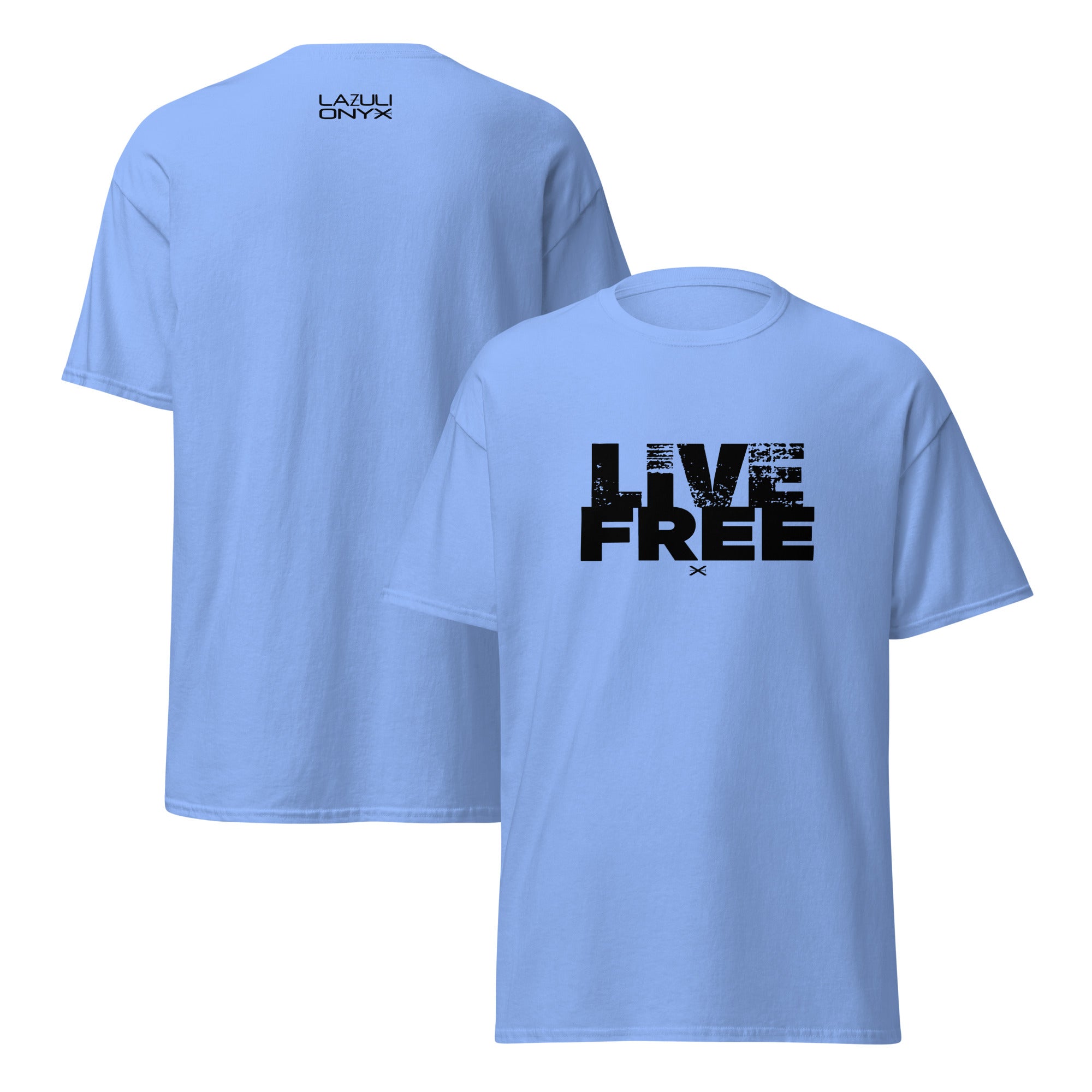 Live Free Carolina Blue Tee