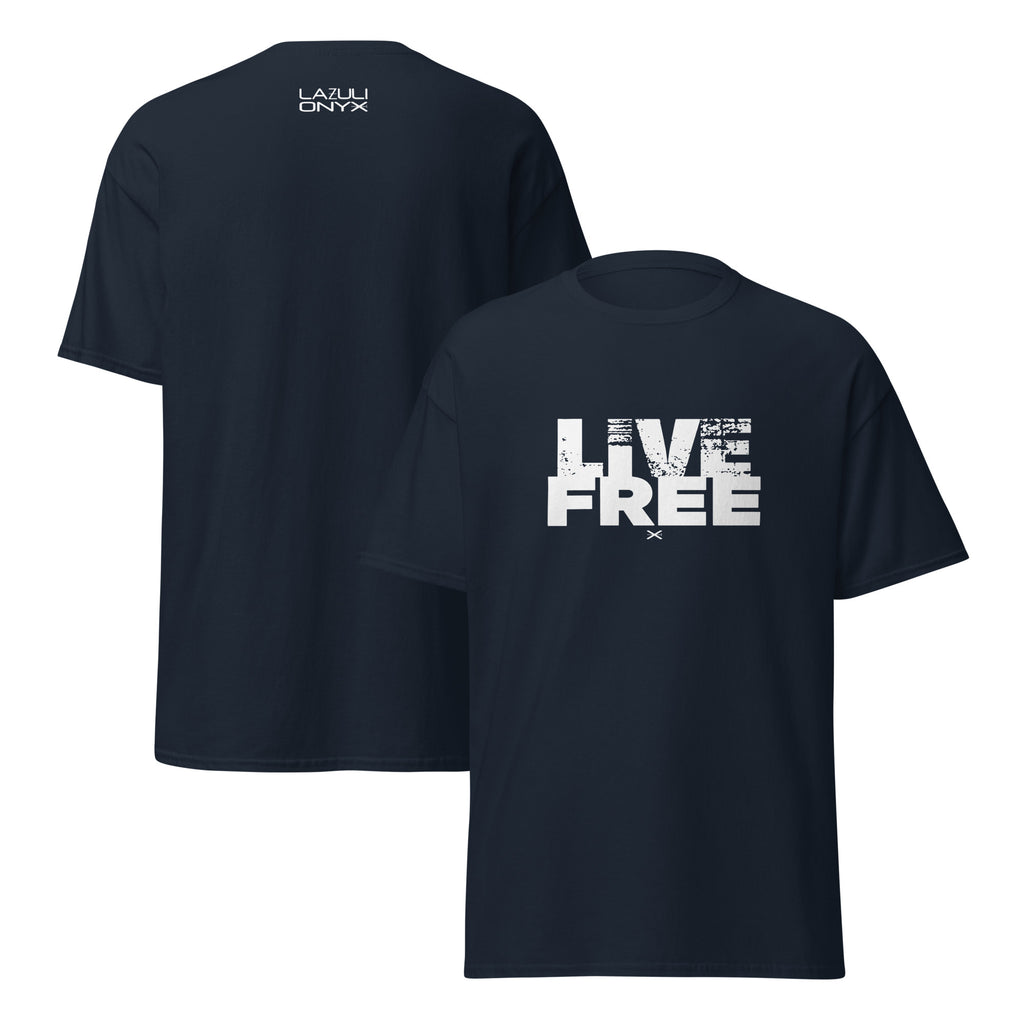 Live Free Navy Tee