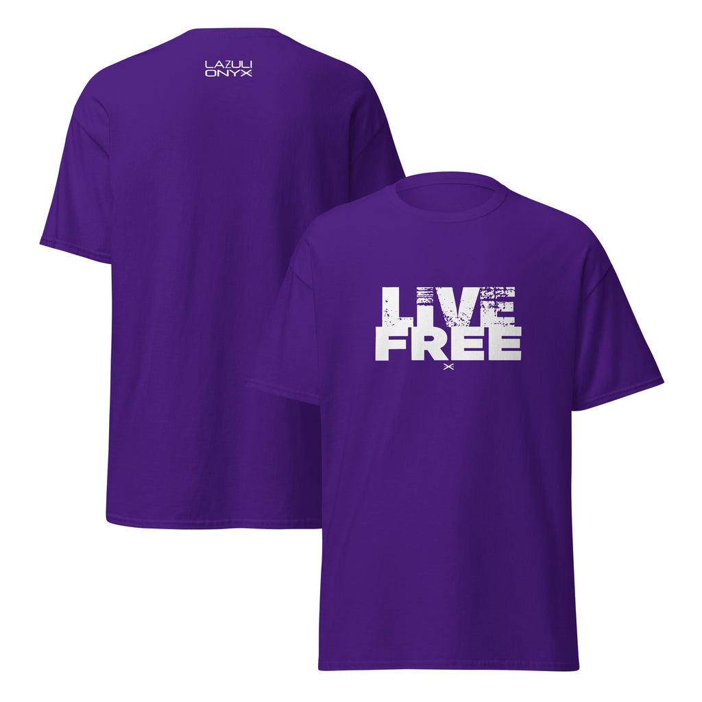 Live Free Purple Tee