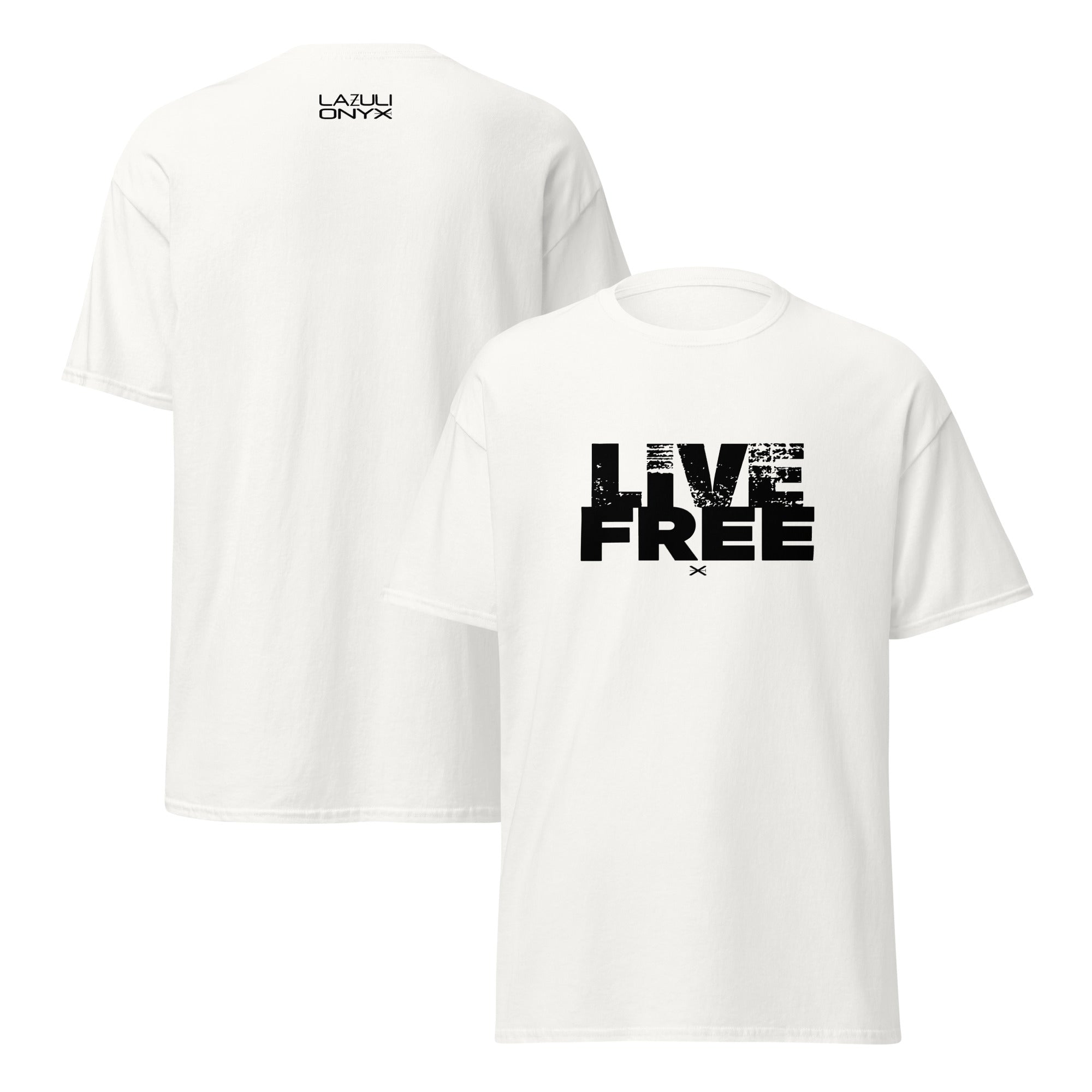Live Free White Tee