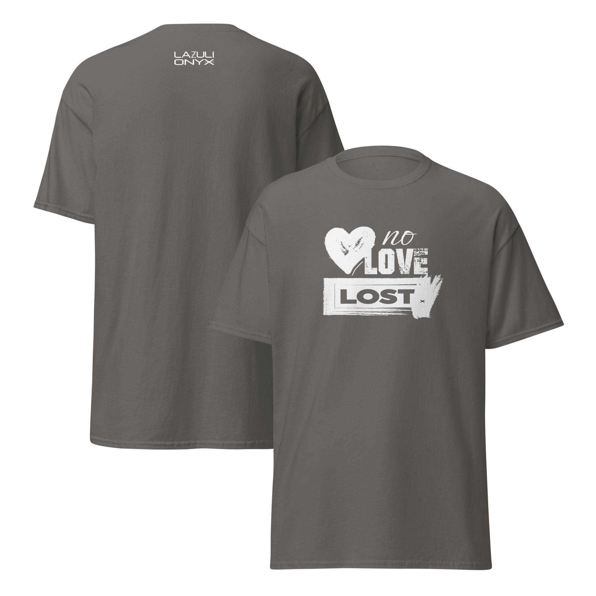 No Love Lost Charcoal Tee