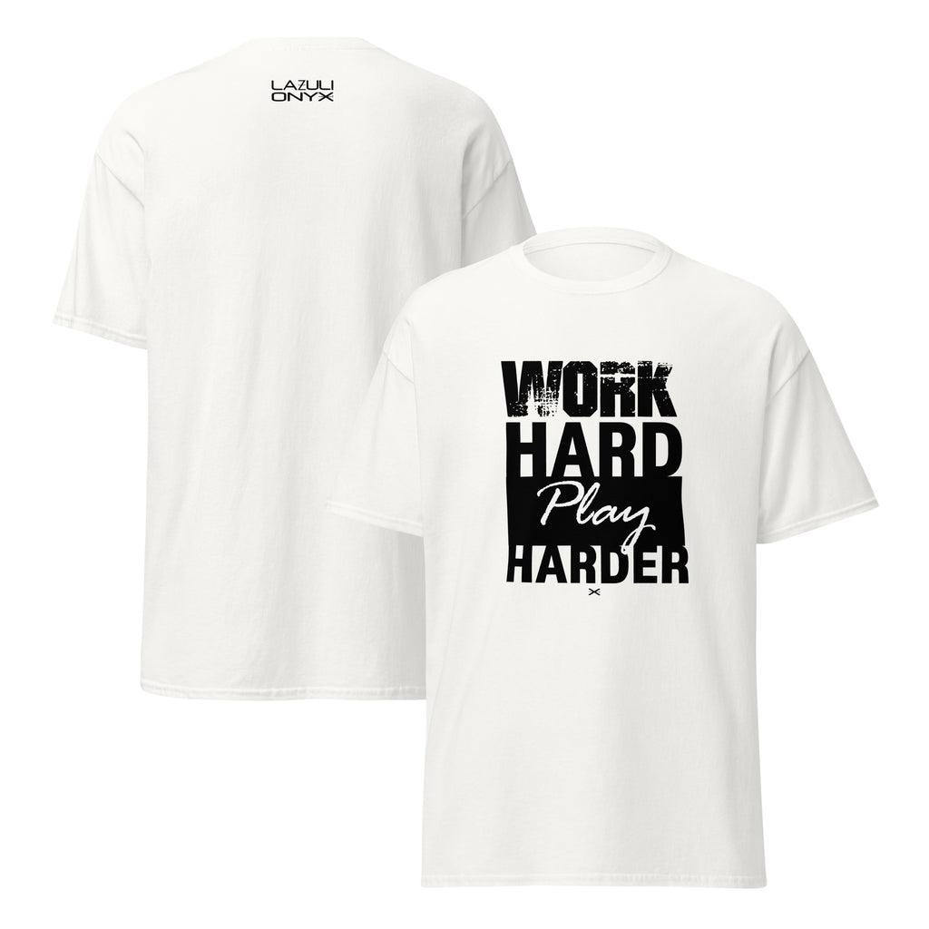 Work Hard White Tee