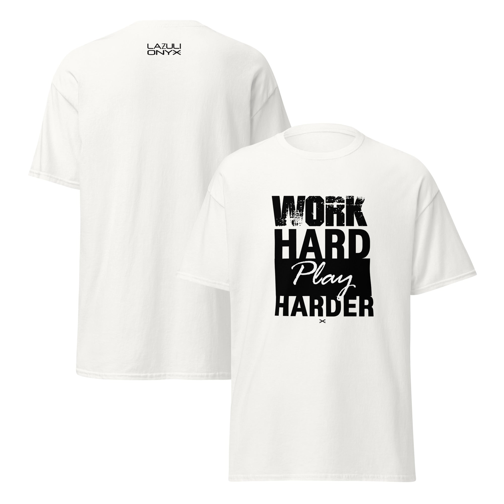 Work Hard White Tee