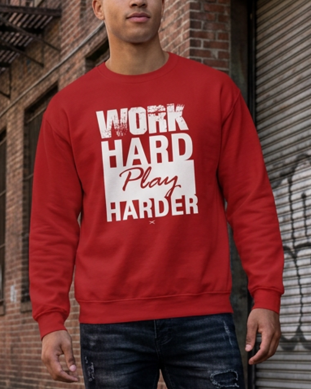 Work Hard Play Harder Premium Sweatshirt